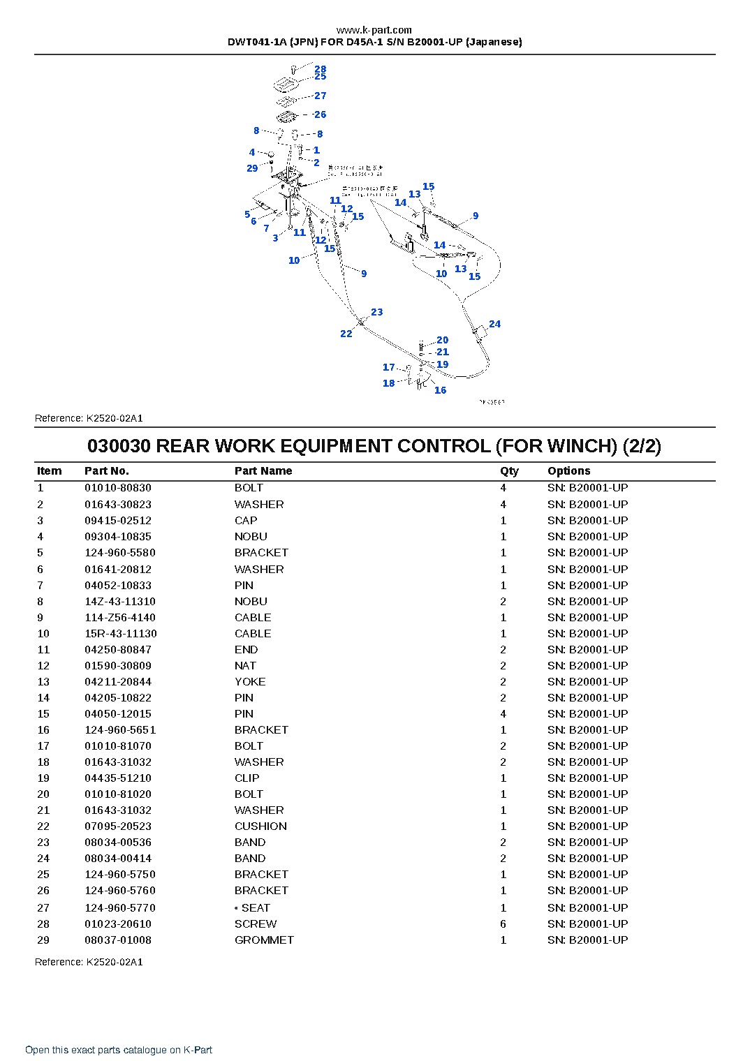 DWT041-1A (JPN) FOR D45A-1 S/N B20001-UP (Japanese) – sample page 3