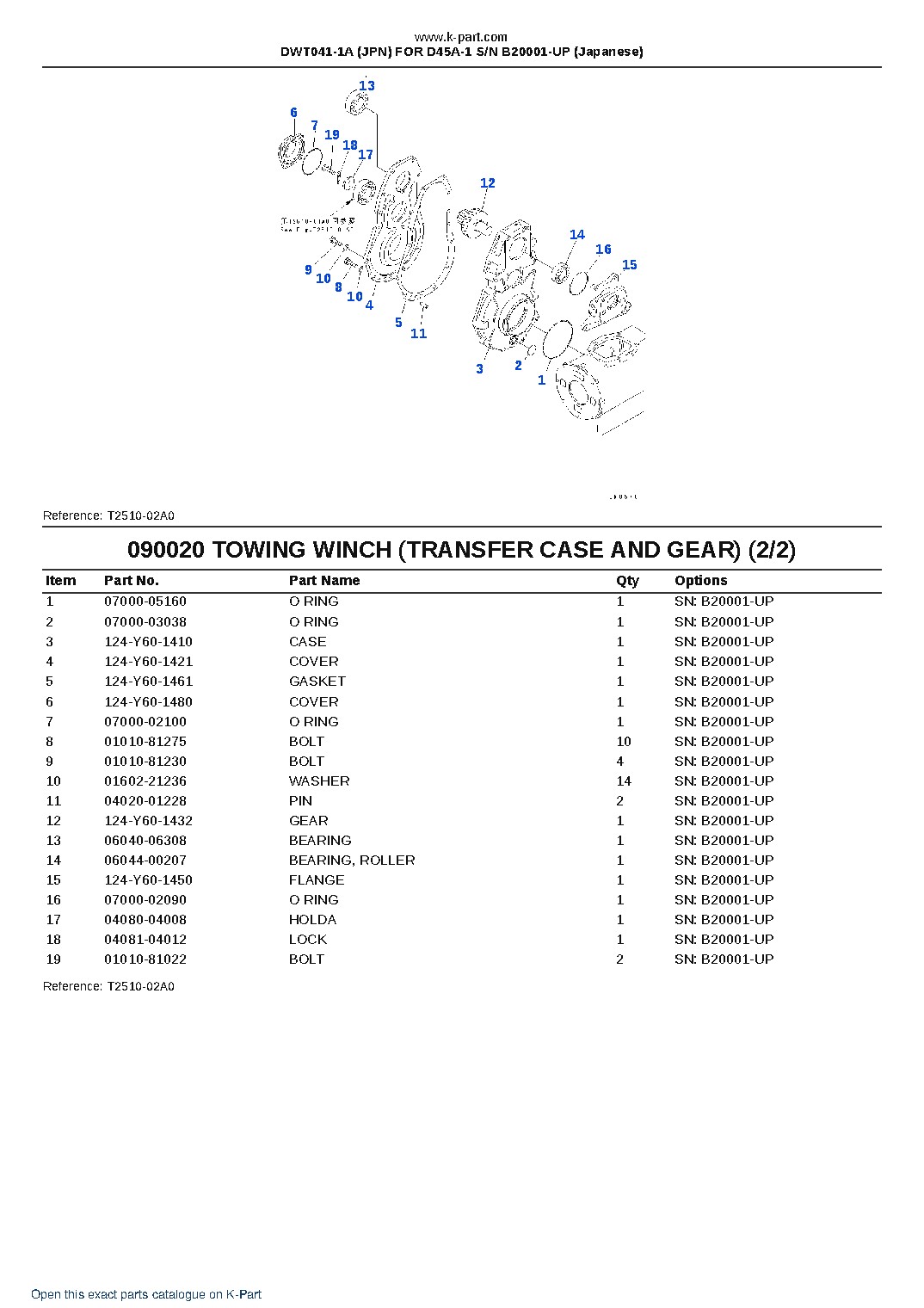 DWT041-1A (JPN) FOR D45A-1 S/N B20001-UP (Japanese) – sample page 7