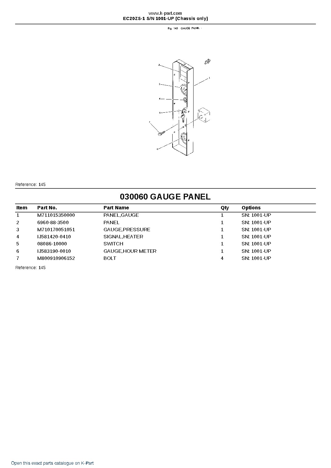 EC20ZS-1 S/N 1001-UP (Chassis only) – sample page 7 EC20ZS-1 S/N 1001-UP (Chassis only) – sample page 7