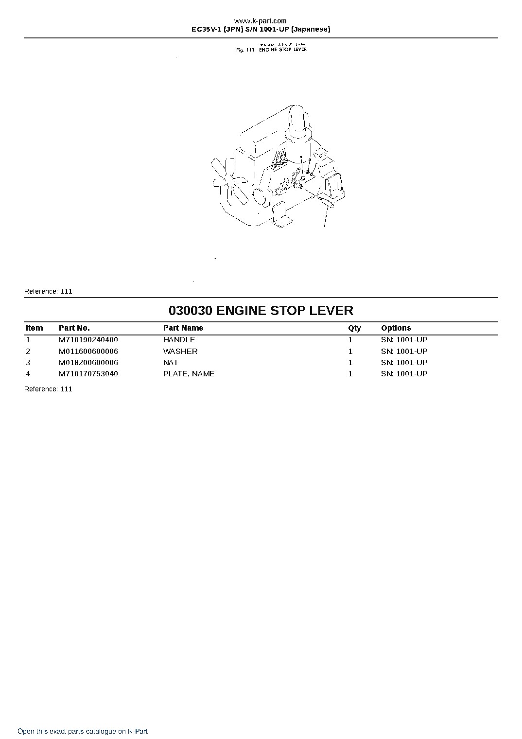 EC35V-1 (JPN) S/N 1001-UP (Japanese) – sample page 3 EC35V-1 (JPN) S/N 1001-UP (Japanese) – sample page 3