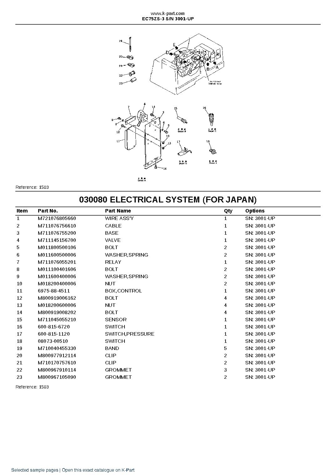 EC75ZS-3 S/N 3001-UP – sample page 8 EC75ZS-3 S/N 3001-UP – sample page 8