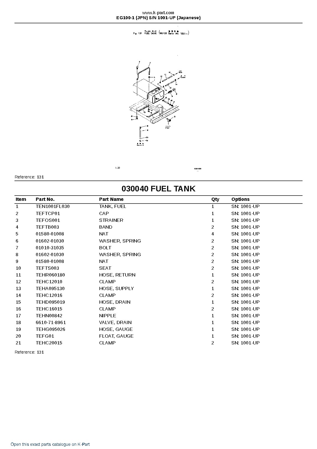 EG100-1 (JPN) S/N 1001-UP (Japanese) – sample page 4 EG100-1 (JPN) S/N 1001-UP (Japanese) – sample page 4