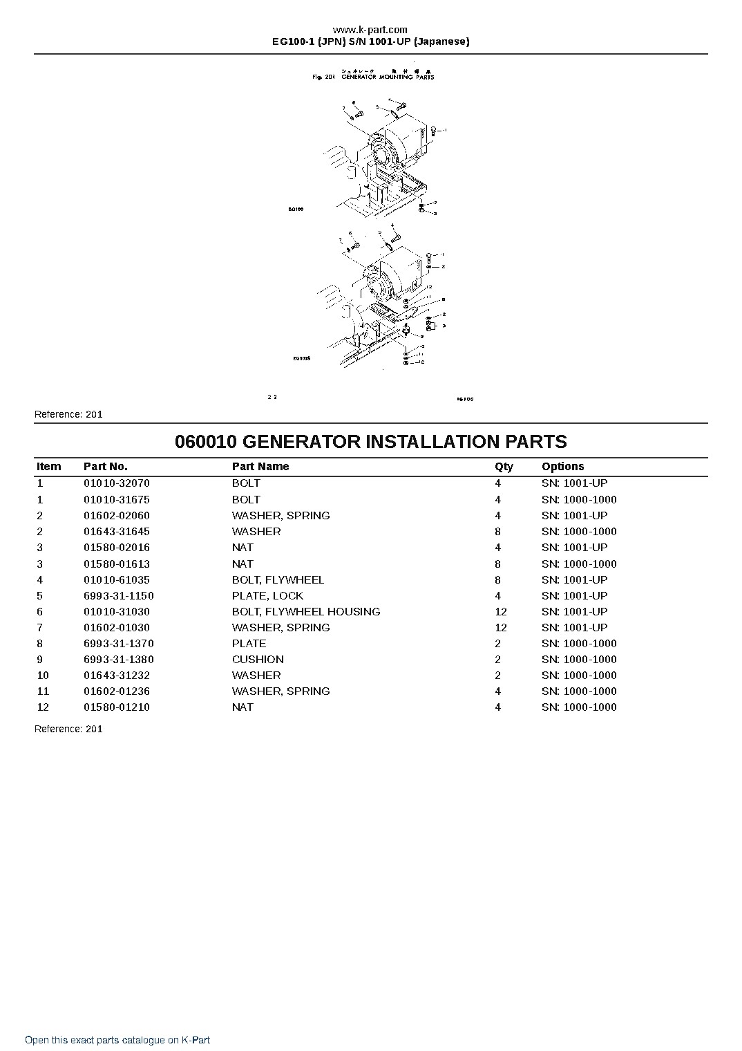 EG100-1 (JPN) S/N 1001-UP (Japanese) – sample page 9 EG100-1 (JPN) S/N 1001-UP (Japanese) – sample page 9