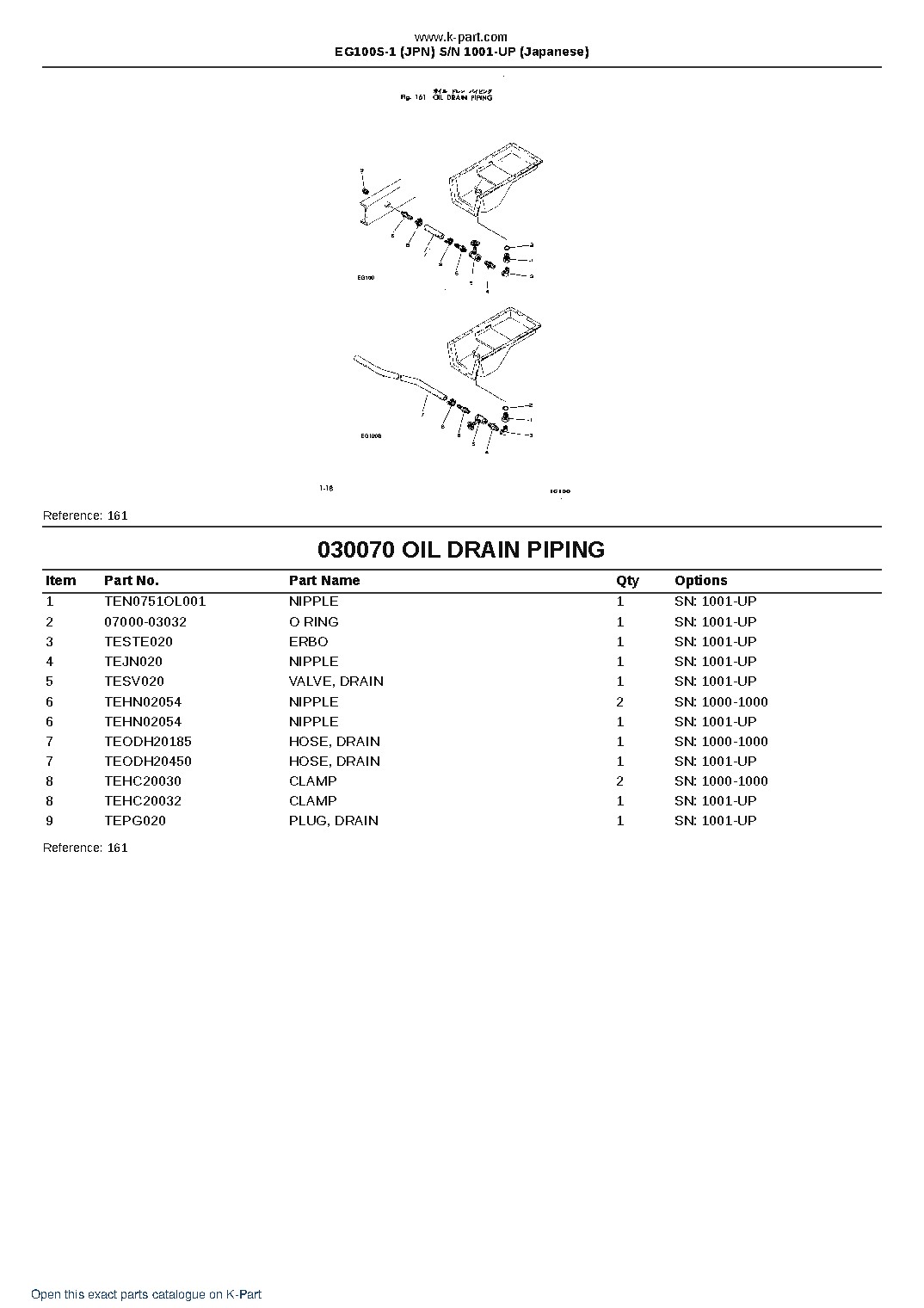 EG100S-1 (JPN) S/N 1001-UP (Japanese) – sample page 8 EG100S-1 (JPN) S/N 1001-UP (Japanese) – sample page 8