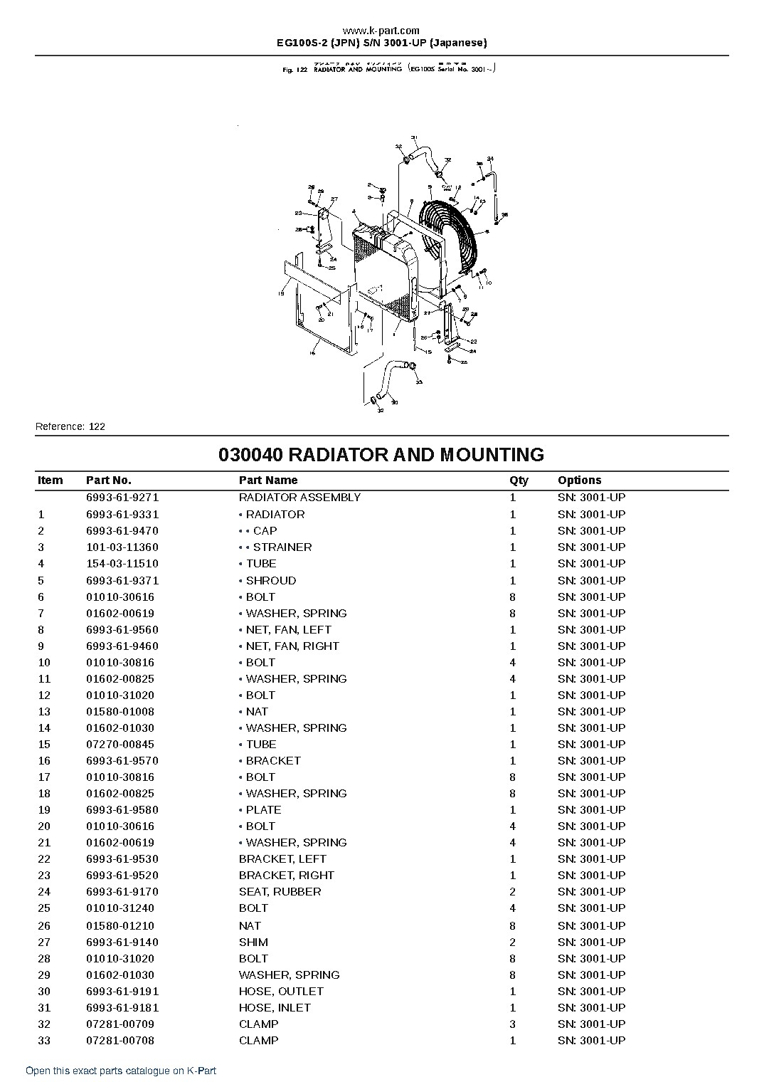 EG100S-2 (JPN) S/N 3001-UP (Japanese) – sample page 4 EG100S-2 (JPN) S/N 3001-UP (Japanese) – sample page 4
