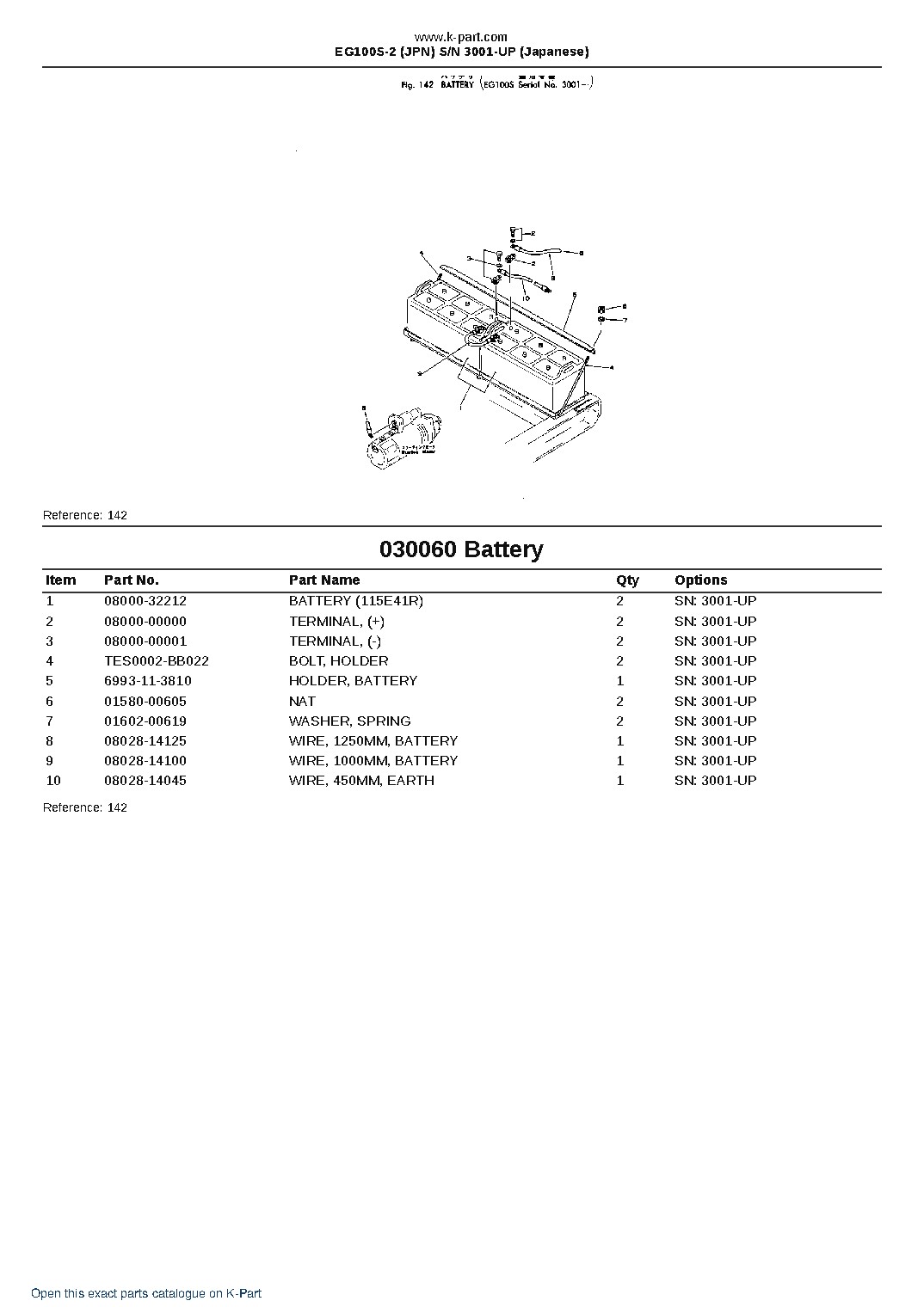 EG100S-2 (JPN) S/N 3001-UP (Japanese) – sample page 7 EG100S-2 (JPN) S/N 3001-UP (Japanese) – sample page 7