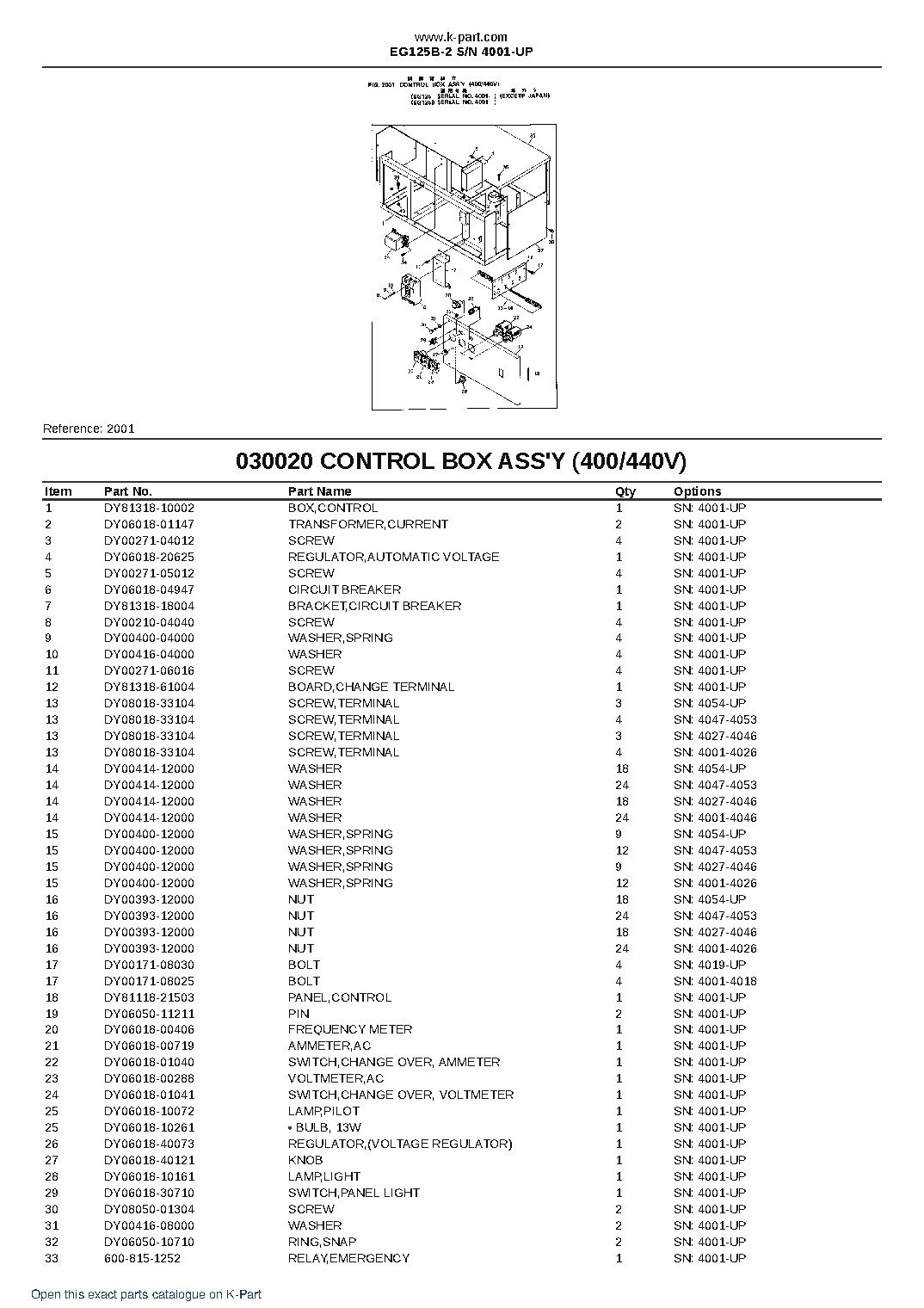 EG125B-2 S/N 4001-UP – sample page 4 EG125B-2 S/N 4001-UP – sample page 4