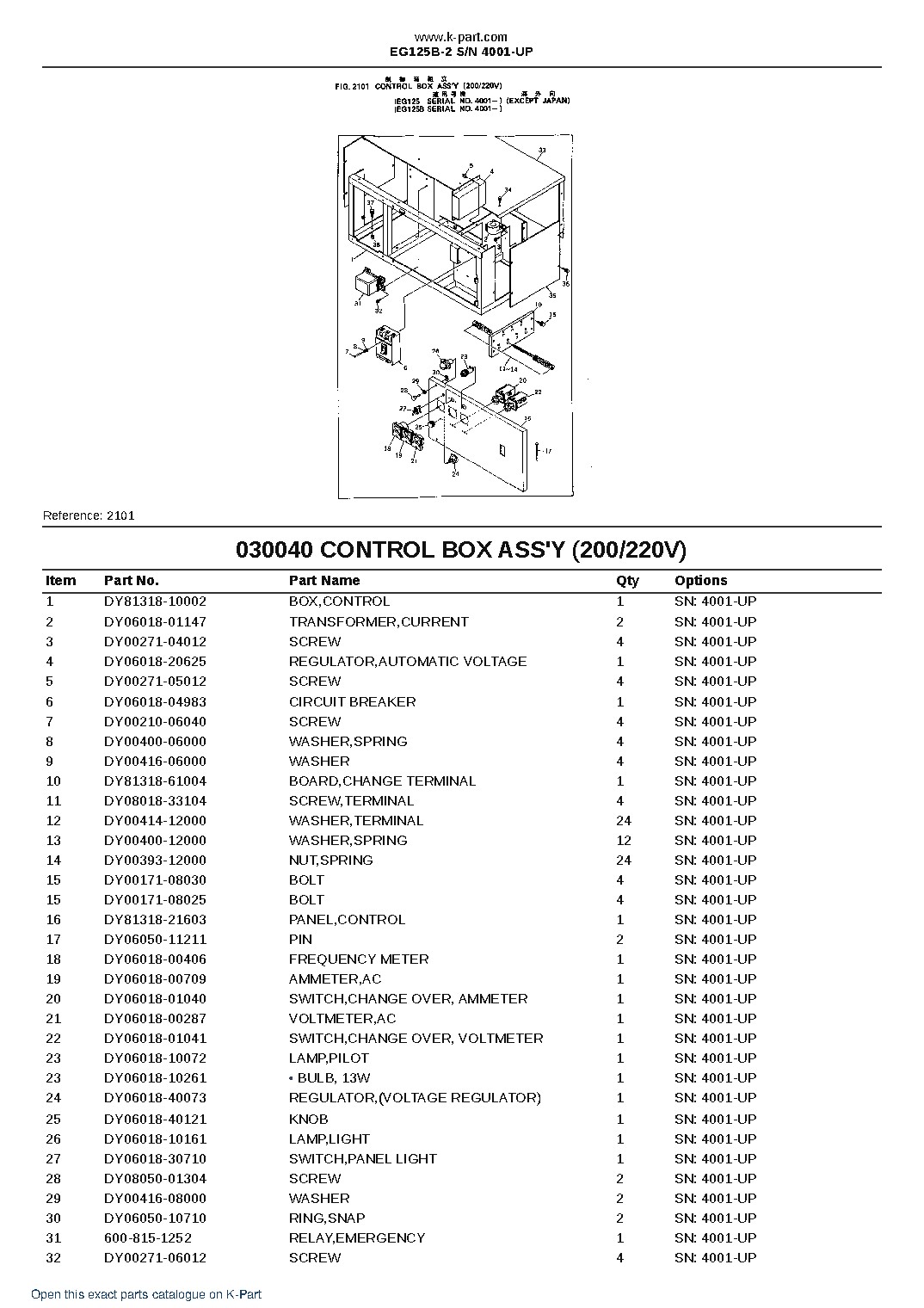 EG125B-2 S/N 4001-UP – sample page 8 EG125B-2 S/N 4001-UP – sample page 8