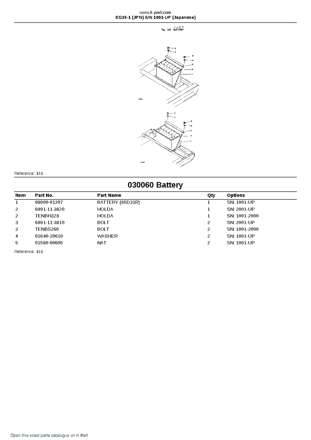EG15-1 (JPN) S/N 1001-UP (Japanese) – sample page 6 EG15-1 (JPN) S/N 1001-UP (Japanese) – sample page 6
