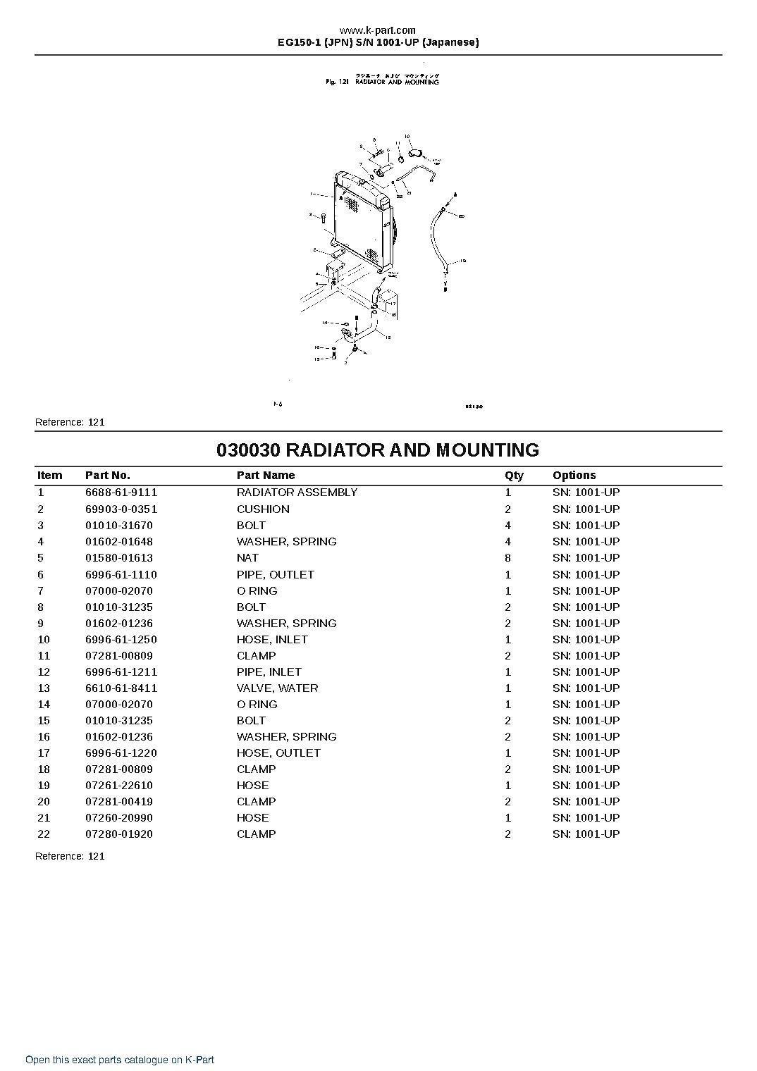 EG150-1 (JPN) S/N 1001-UP (Japanese) – sample page 3 EG150-1 (JPN) S/N 1001-UP (Japanese) – sample page 3