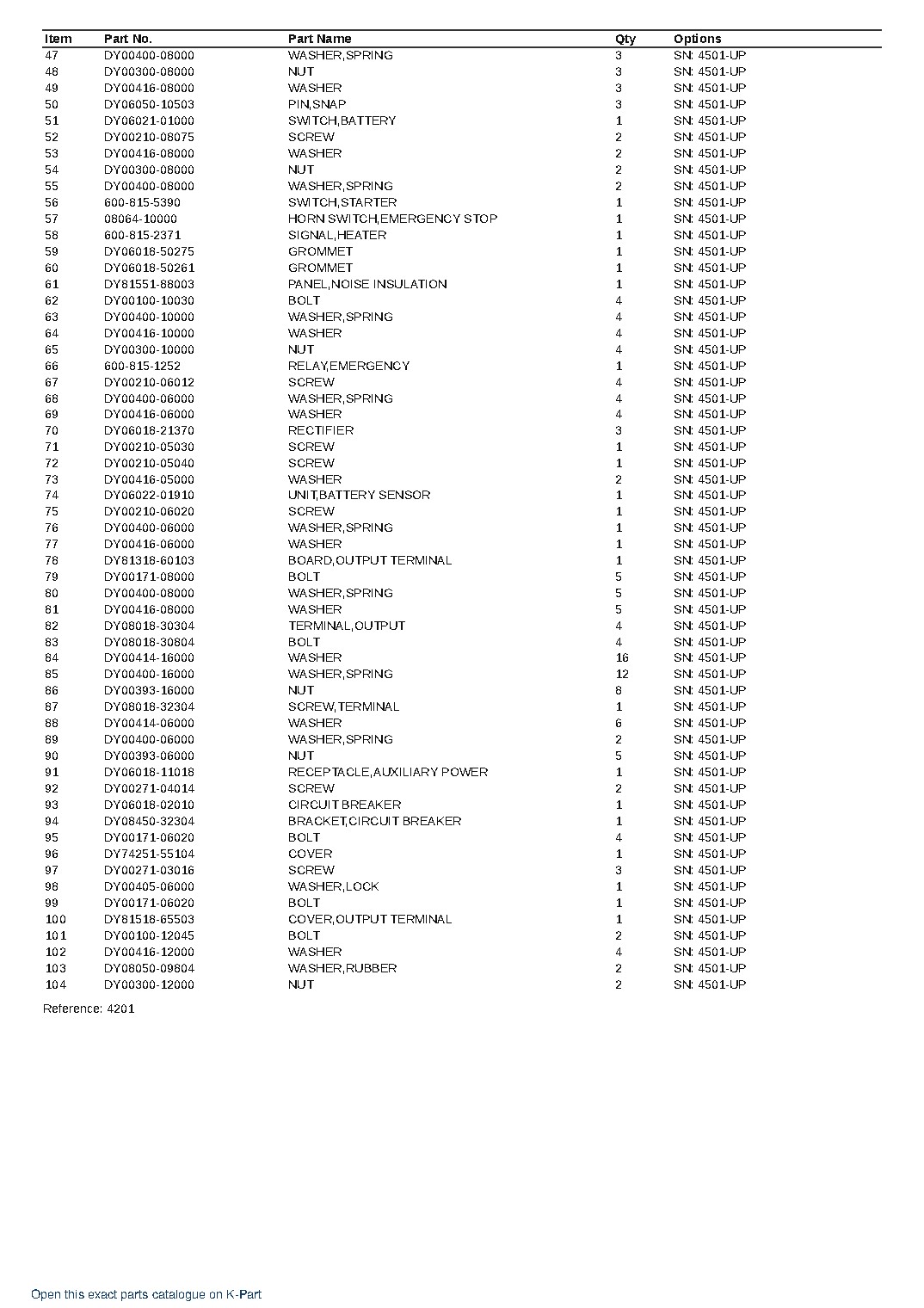 EG150BS-5 S/N 4001-UP – sample page 8 EG150BS-5 S/N 4001-UP – sample page 8