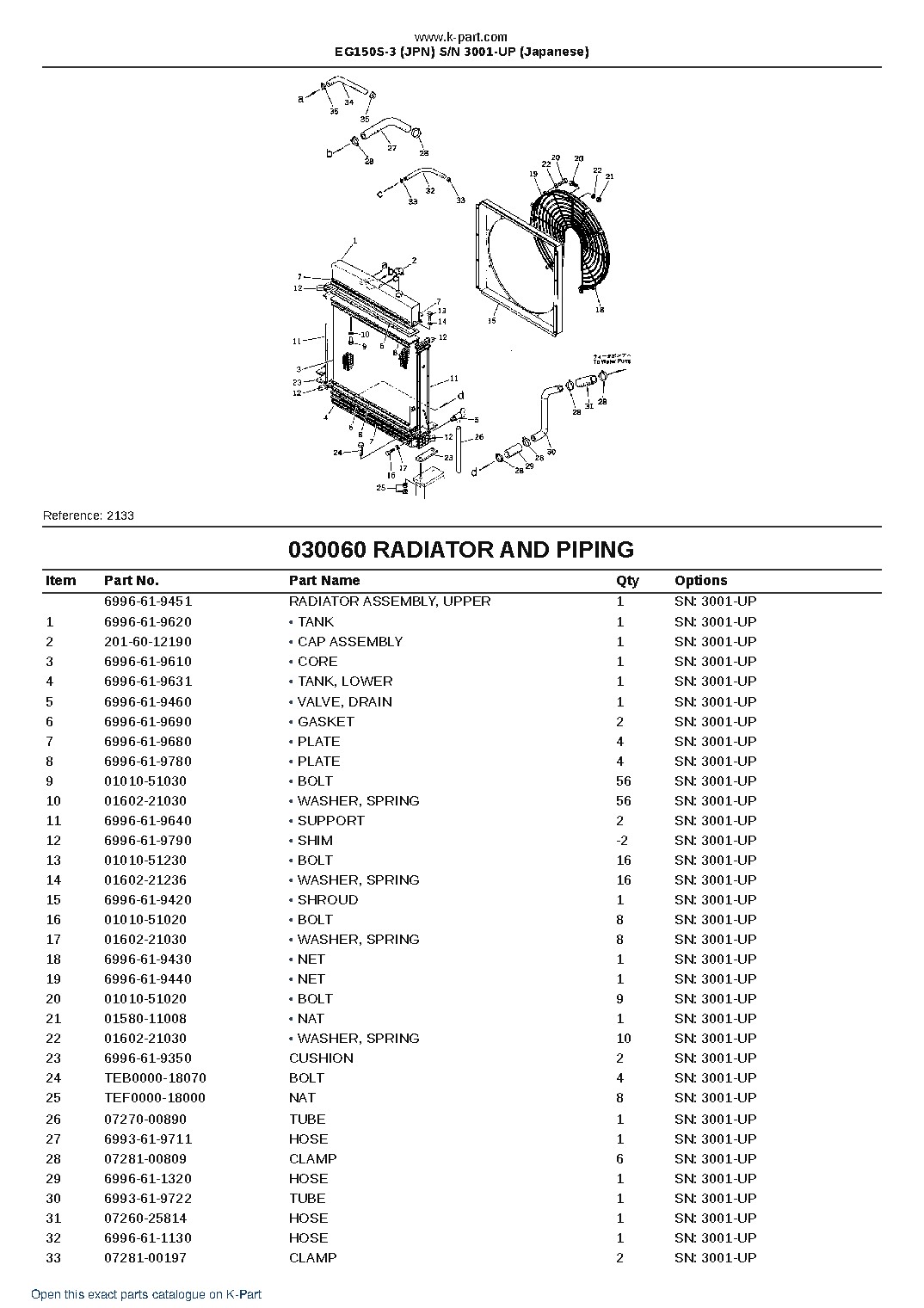 EG150S-3 (JPN) S/N 3001-UP (Japanese) – sample page 6 EG150S-3 (JPN) S/N 3001-UP (Japanese) – sample page 6