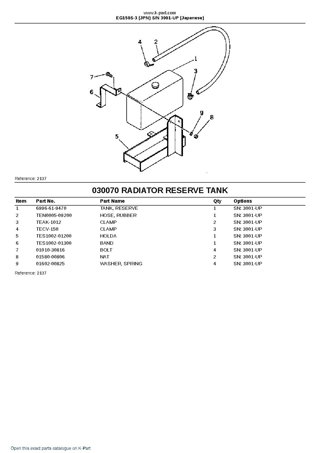 EG150S-3 (JPN) S/N 3001-UP (Japanese) – sample page 8 EG150S-3 (JPN) S/N 3001-UP (Japanese) – sample page 8