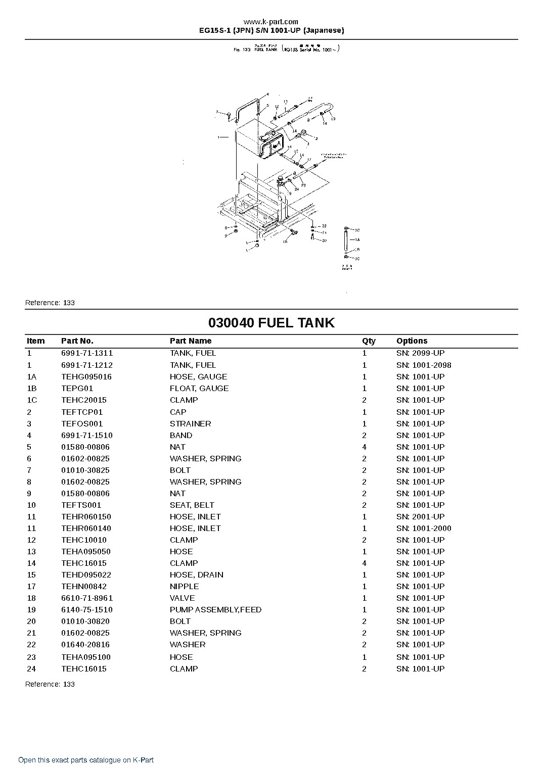 EG15S-1 (JPN) S/N 1001-UP (Japanese) – sample page 4 EG15S-1 (JPN) S/N 1001-UP (Japanese) – sample page 4