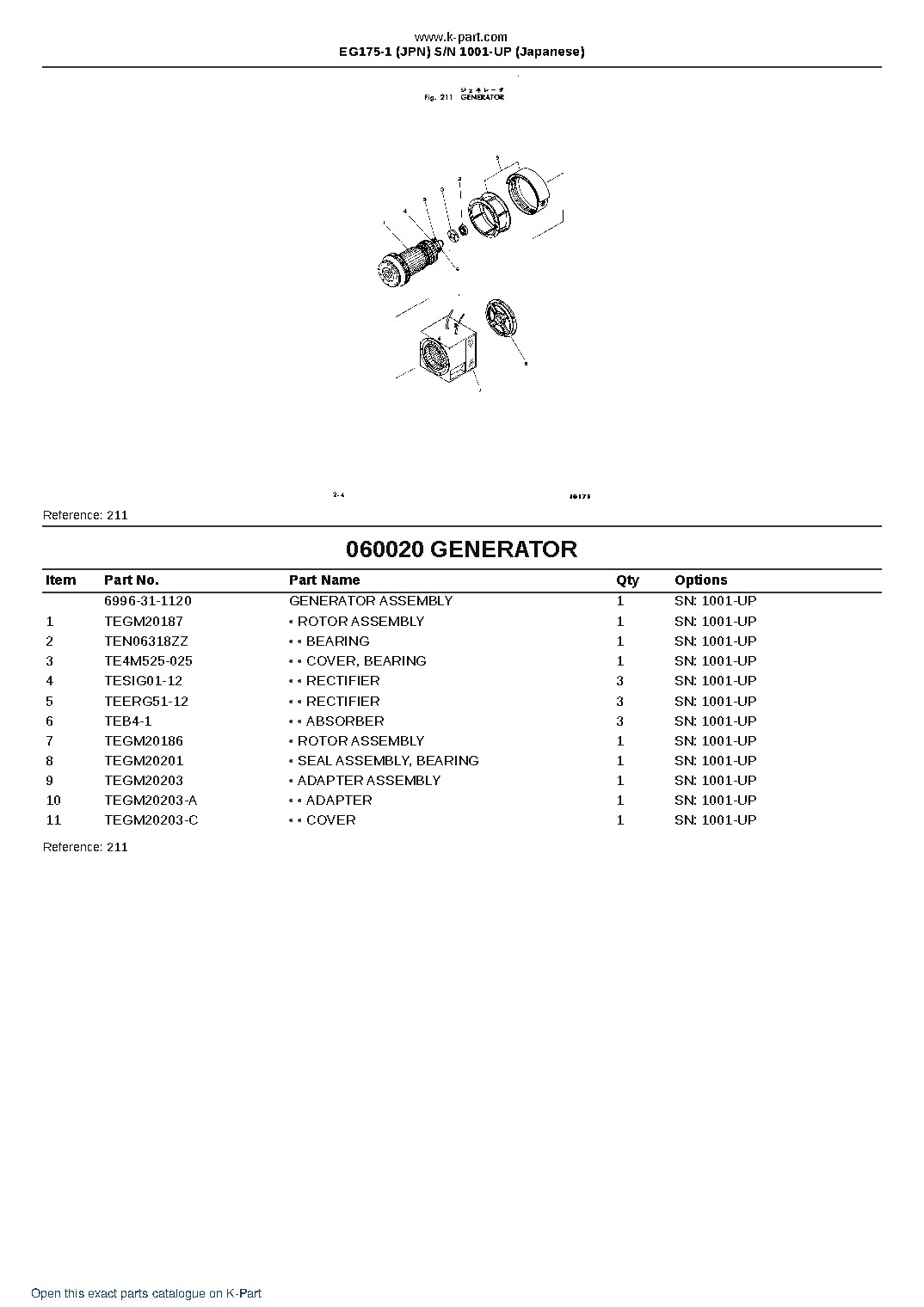 EG175-1 (JPN) S/N 1001-UP (Japanese) – sample page 10 EG175-1 (JPN) S/N 1001-UP (Japanese) – sample page 10