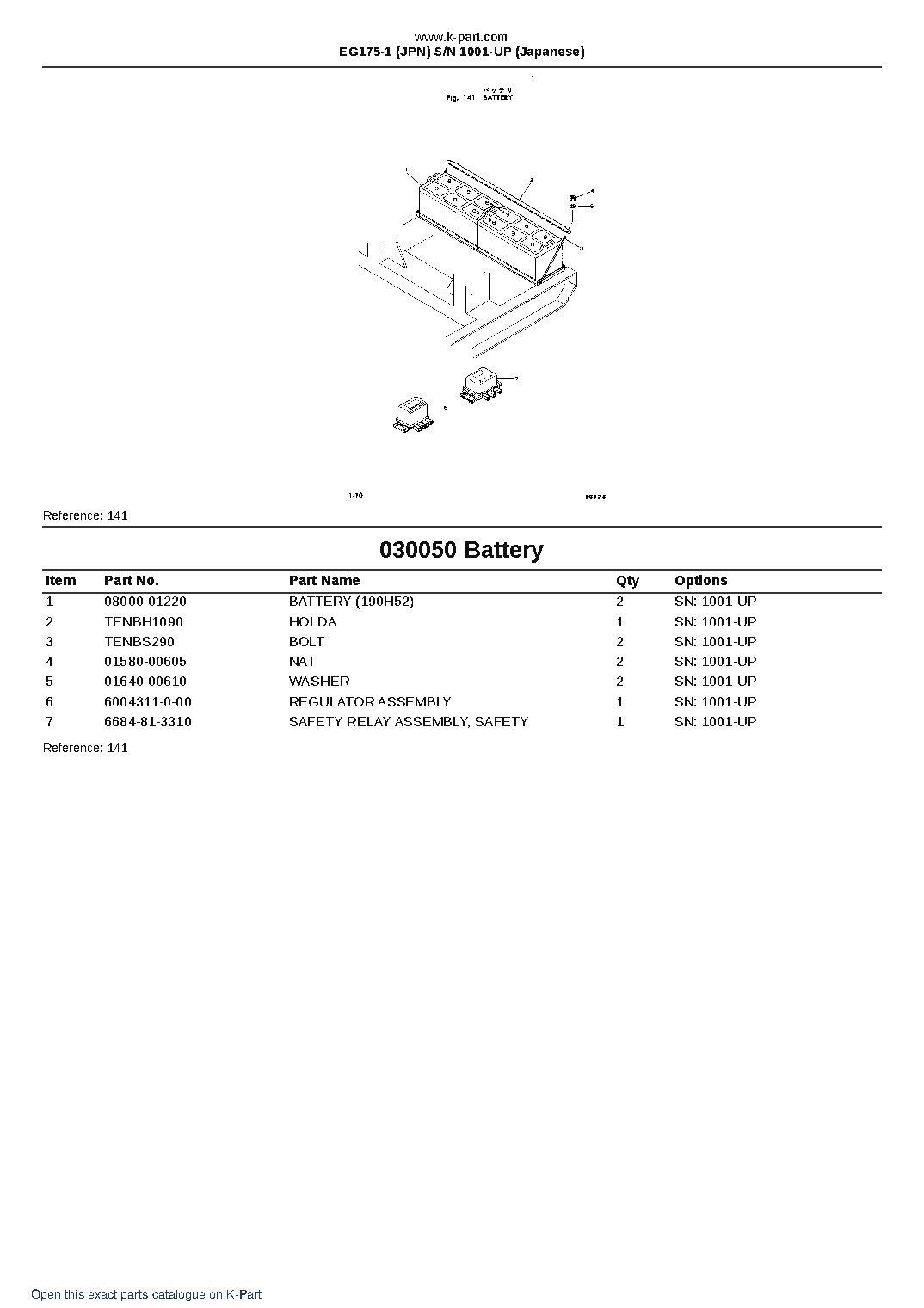 EG175-1 (JPN) S/N 1001-UP (Japanese) – sample page 5 EG175-1 (JPN) S/N 1001-UP (Japanese) – sample page 5