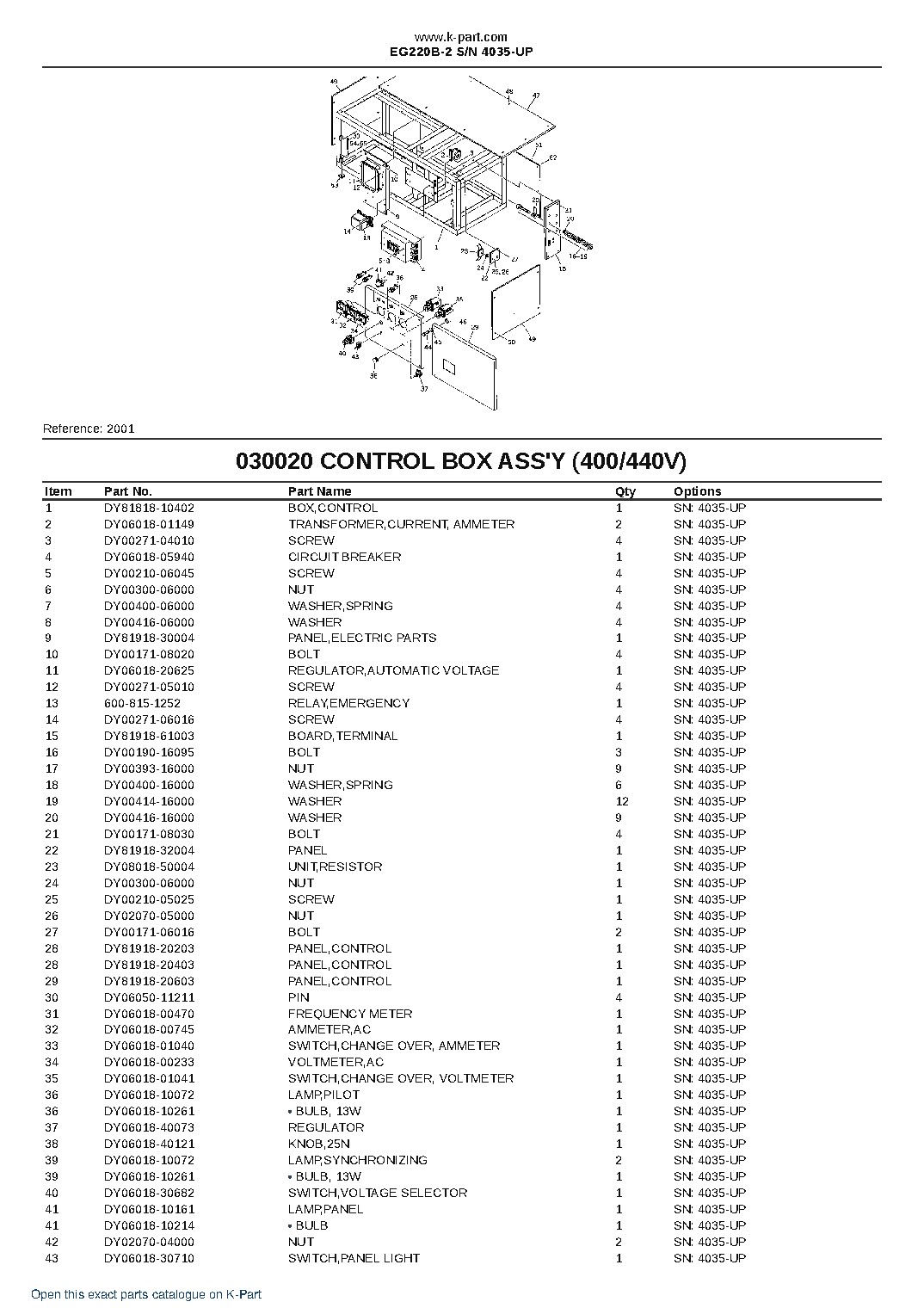 EG220B-2 S/N 4035-UP – sample page 3 EG220B-2 S/N 4035-UP – sample page 3