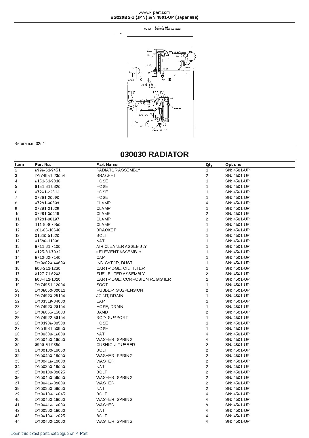 EG220BS-1 (JPN) S/N 4501-UP (Japanese) – sample page 5 EG220BS-1 (JPN) S/N 4501-UP (Japanese) – sample page 5