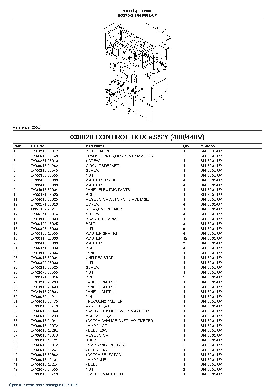 EG275-2 S/N 5001-UP – sample page 3 EG275-2 S/N 5001-UP – sample page 3