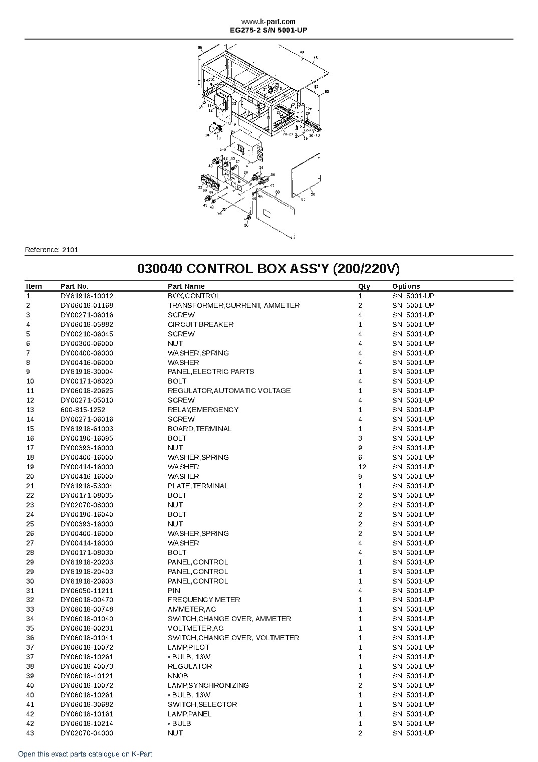 EG275-2 S/N 5001-UP – sample page 7 EG275-2 S/N 5001-UP – sample page 7