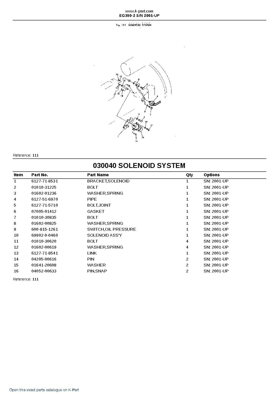 EG300-2 S/N 2001-UP – sample page 4 EG300-2 S/N 2001-UP – sample page 4