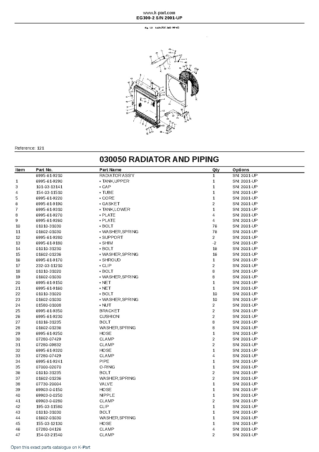 EG300-2 S/N 2001-UP – sample page 5 EG300-2 S/N 2001-UP – sample page 5