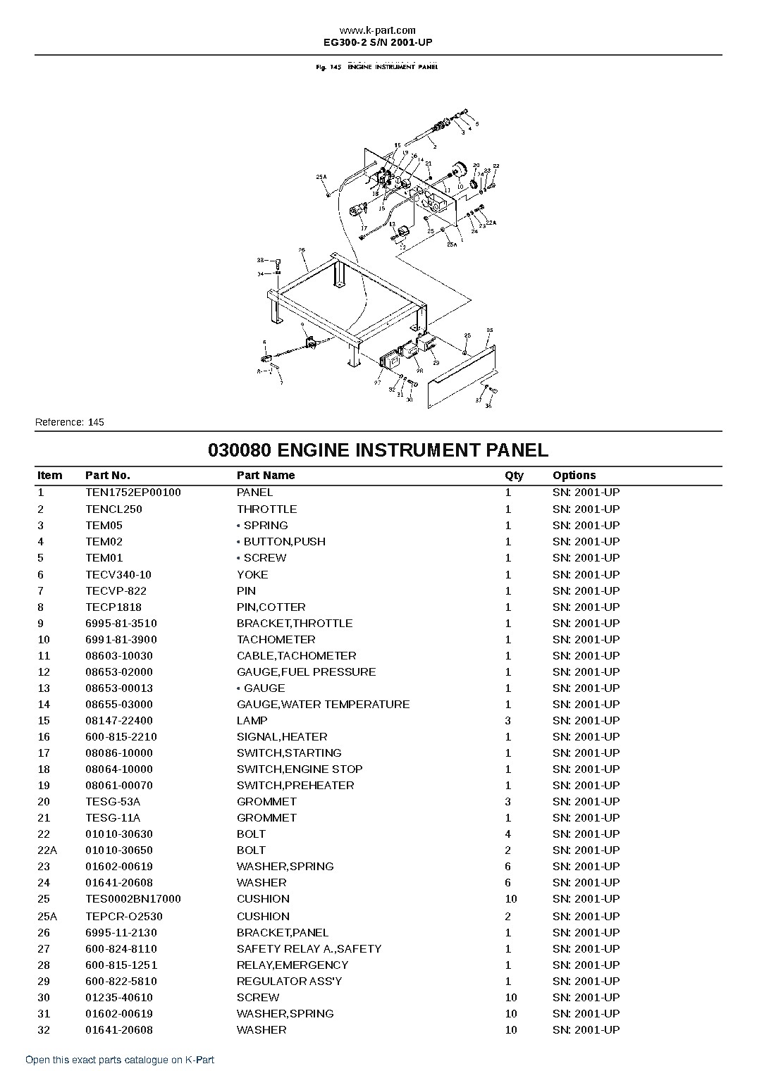 EG300-2 S/N 2001-UP – sample page 9 EG300-2 S/N 2001-UP – sample page 9