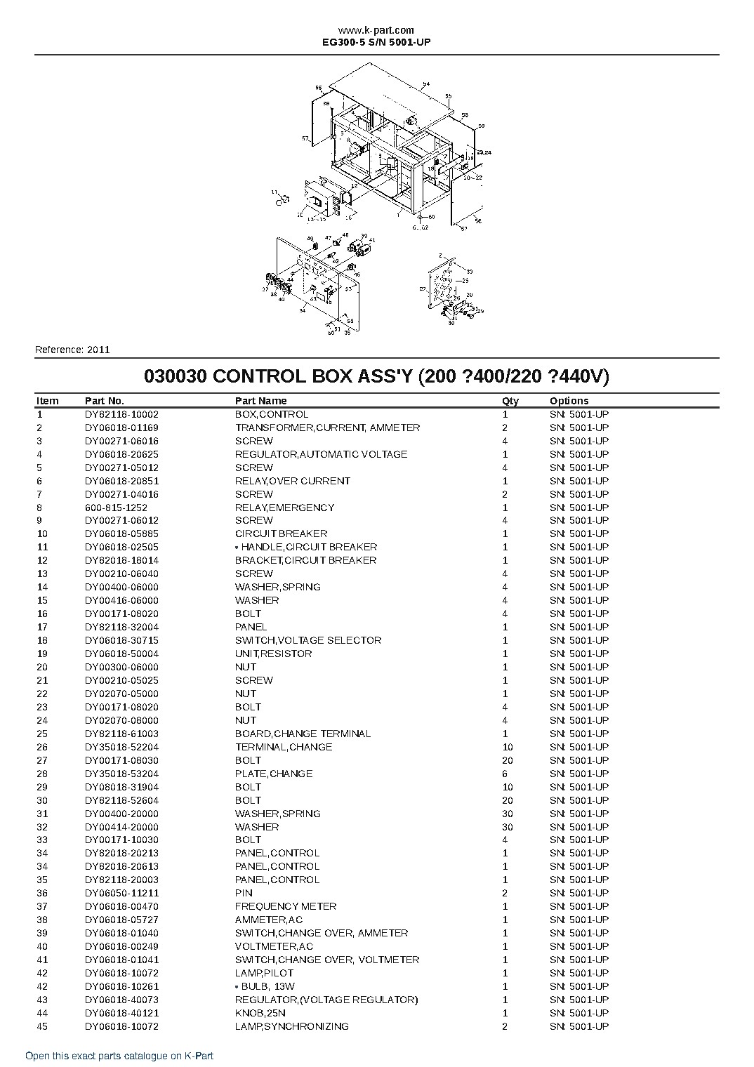 EG300-5 S/N 5001-UP – sample page 5
