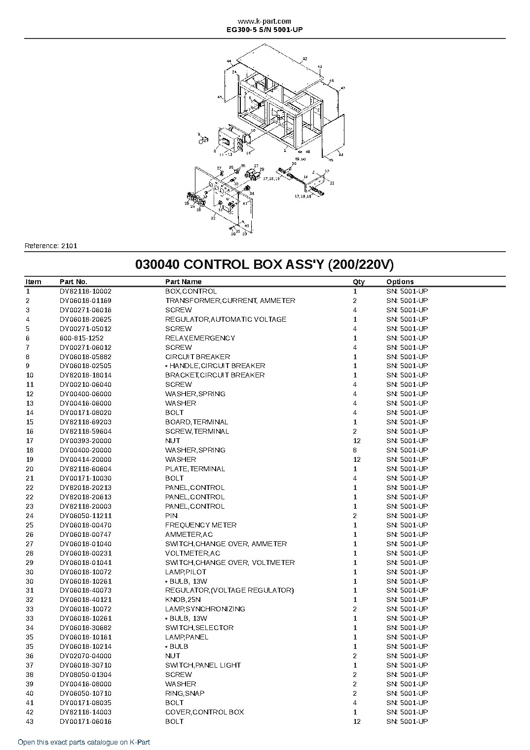 EG300-5 S/N 5001-UP – sample page 7