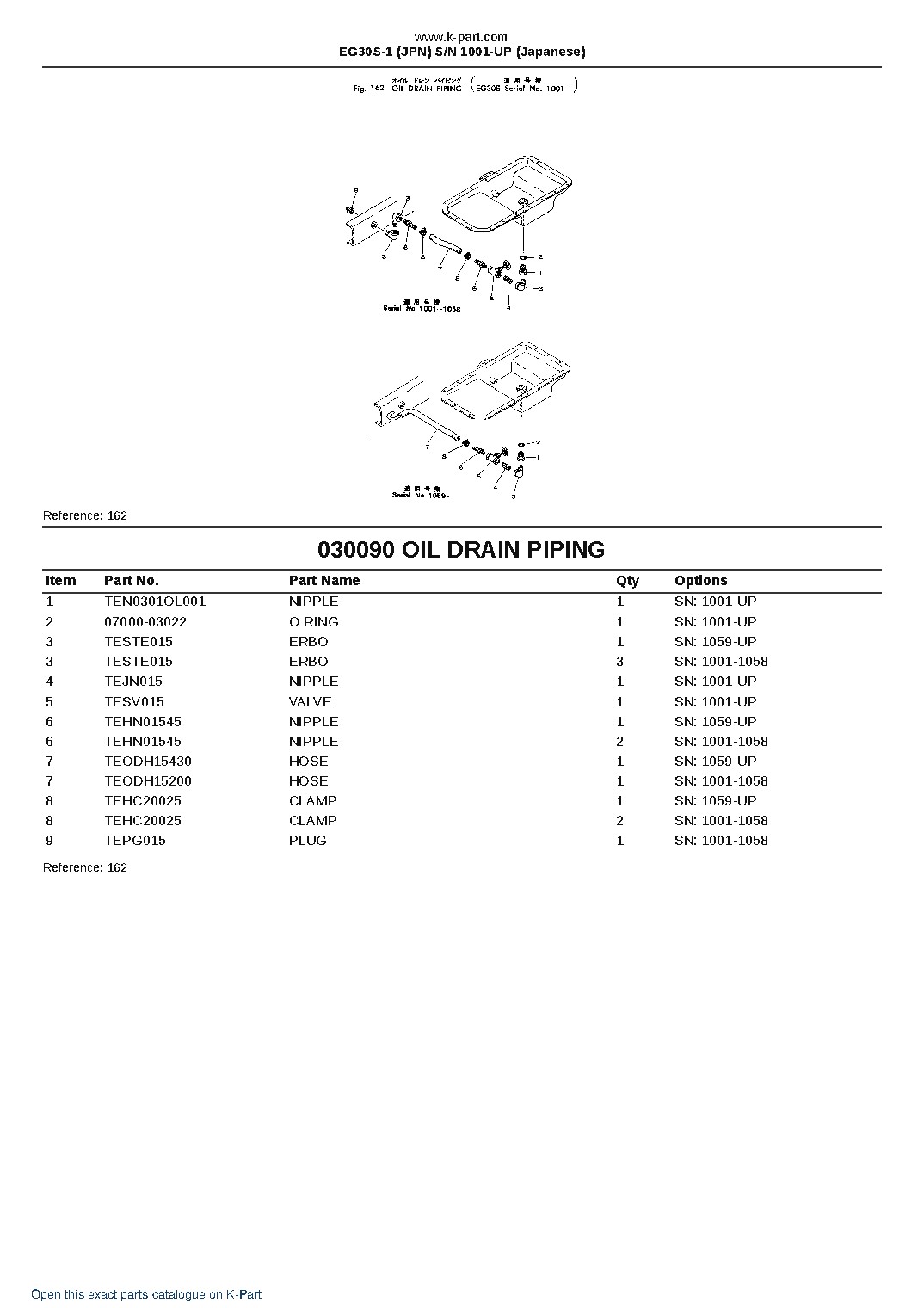 EG30S-1 (JPN) S/N 1001-UP (Japanese) – sample page 10 EG30S-1 (JPN) S/N 1001-UP (Japanese) – sample page 10