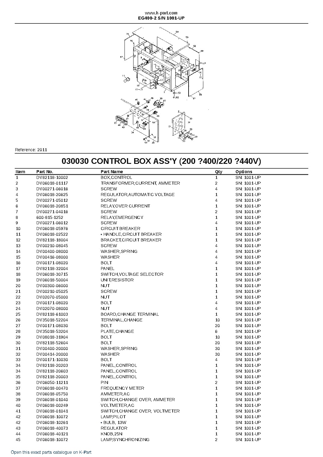 EG400-2 S/N 1001-UP – sample page 5
