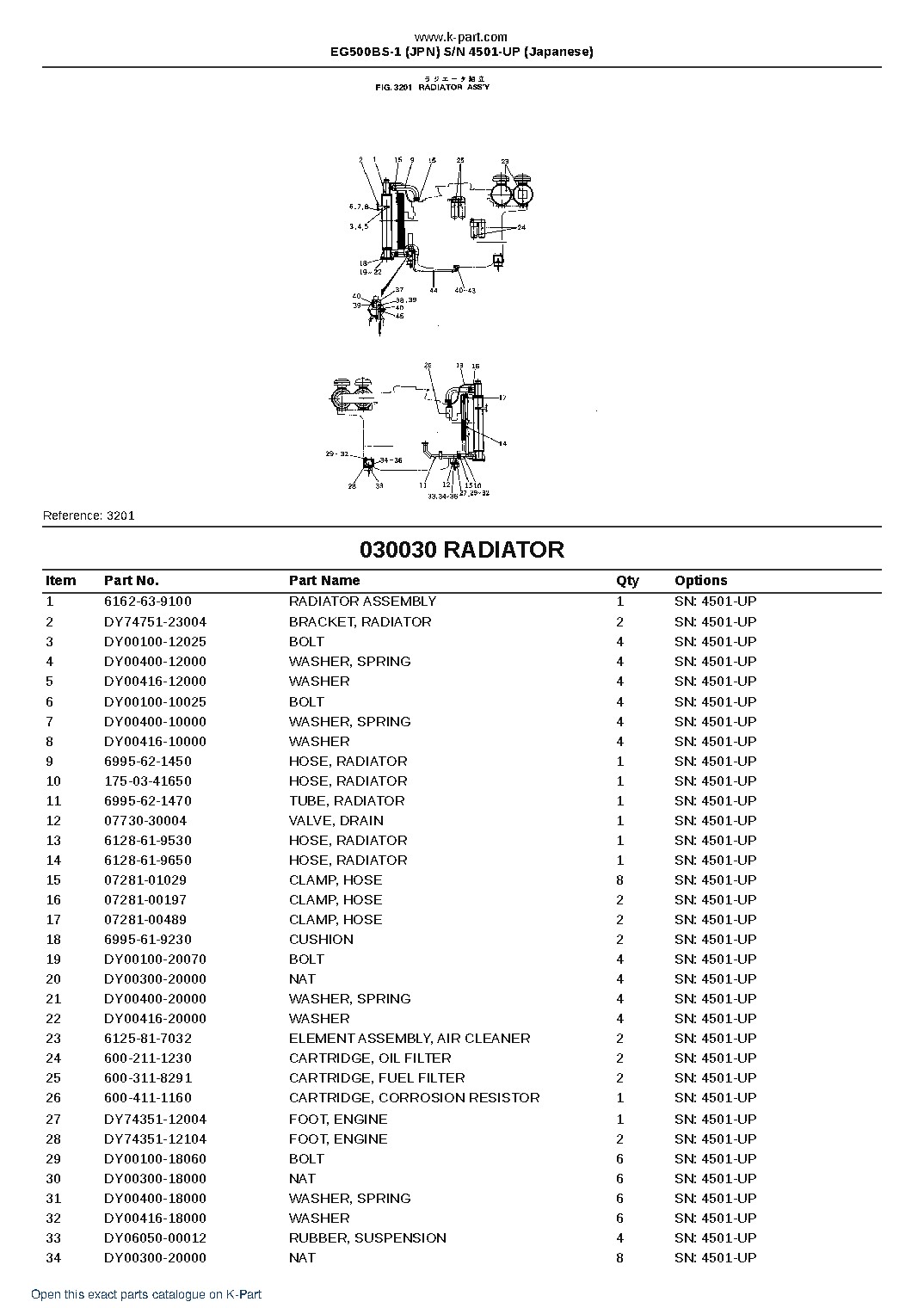 EG500BS-1 (JPN) S/N 4501-UP (Japanese) – sample page 6 EG500BS-1 (JPN) S/N 4501-UP (Japanese) – sample page 6