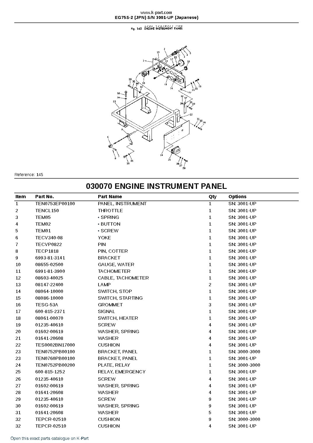 EG75S-2 (JPN)  S/N 3001-UP (Japanese) – sample page 8