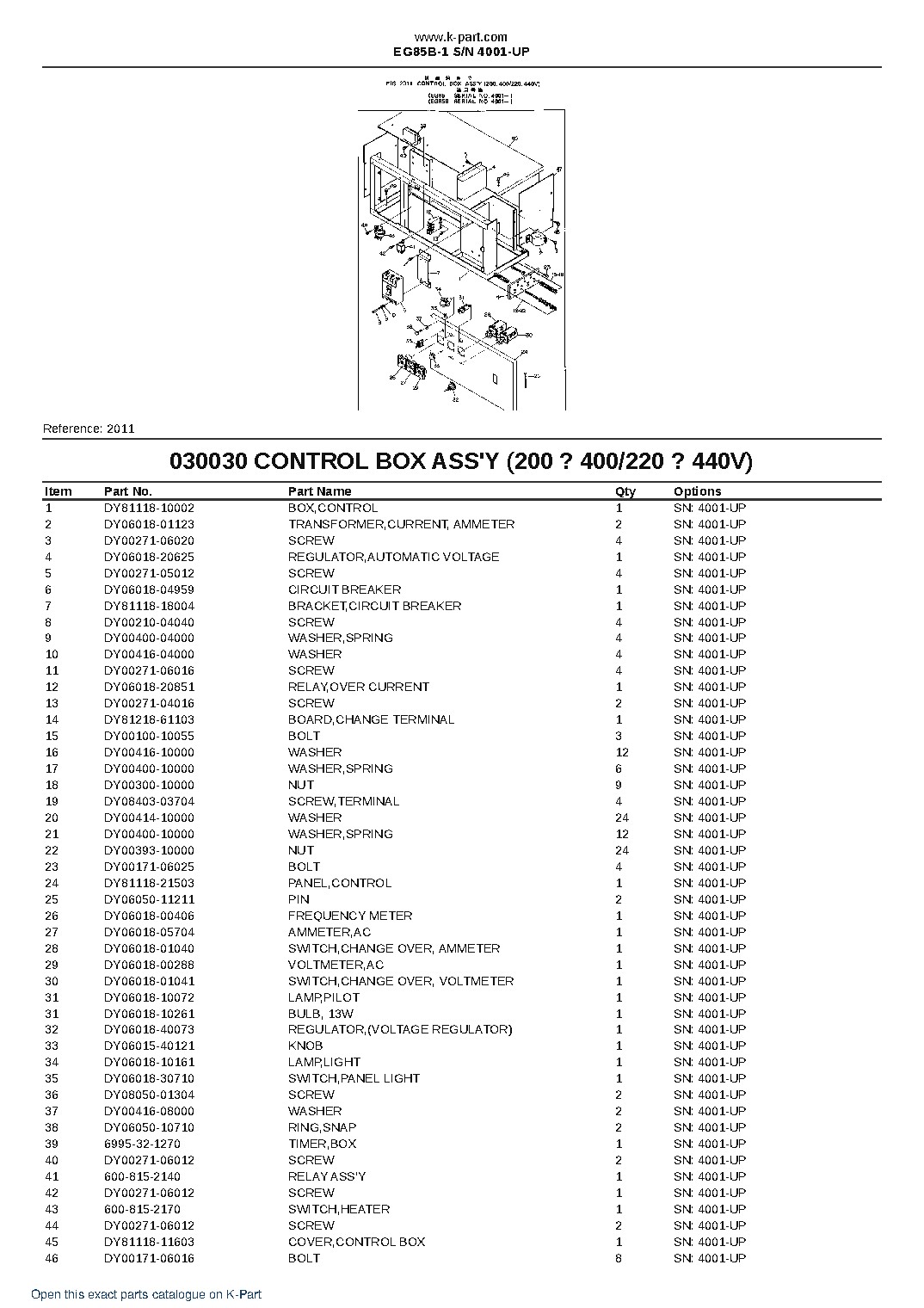 EG85B-1 S/N 4001-UP – sample page 6