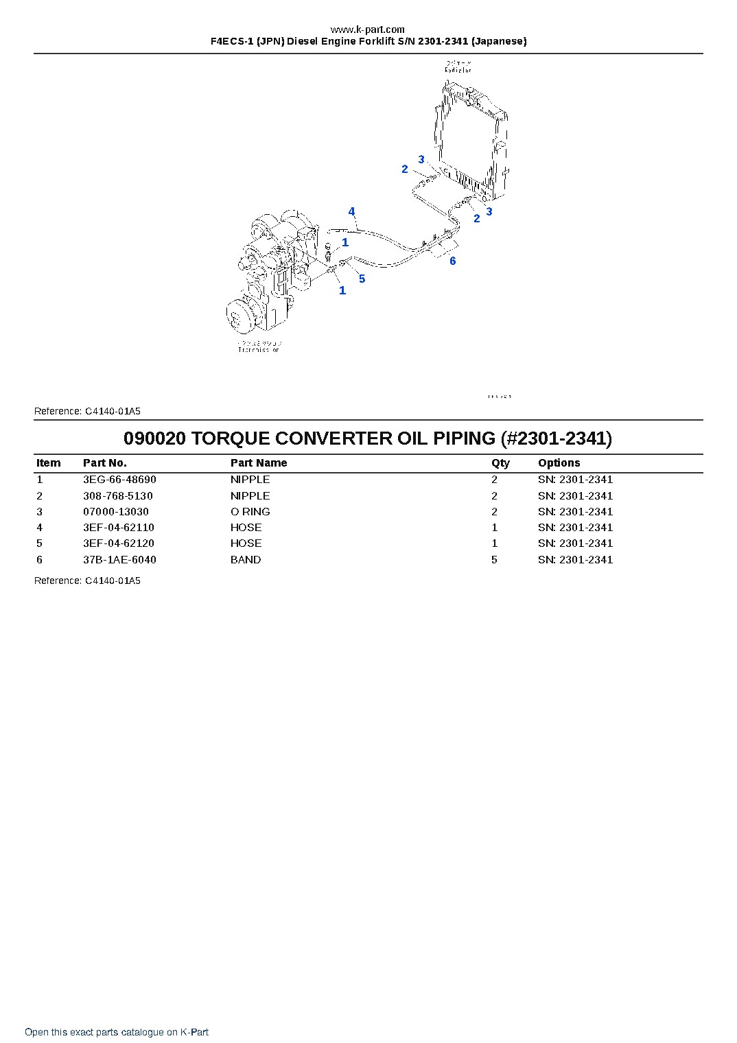 F4ECS-1 (JPN) Diesel Engine Forklift S/N 2301-2341 (Japanese) – sample page 7 F4ECS-1 (JPN) Diesel Engine Forklift S/N 2301-2341 (Japanese) – sample page 7