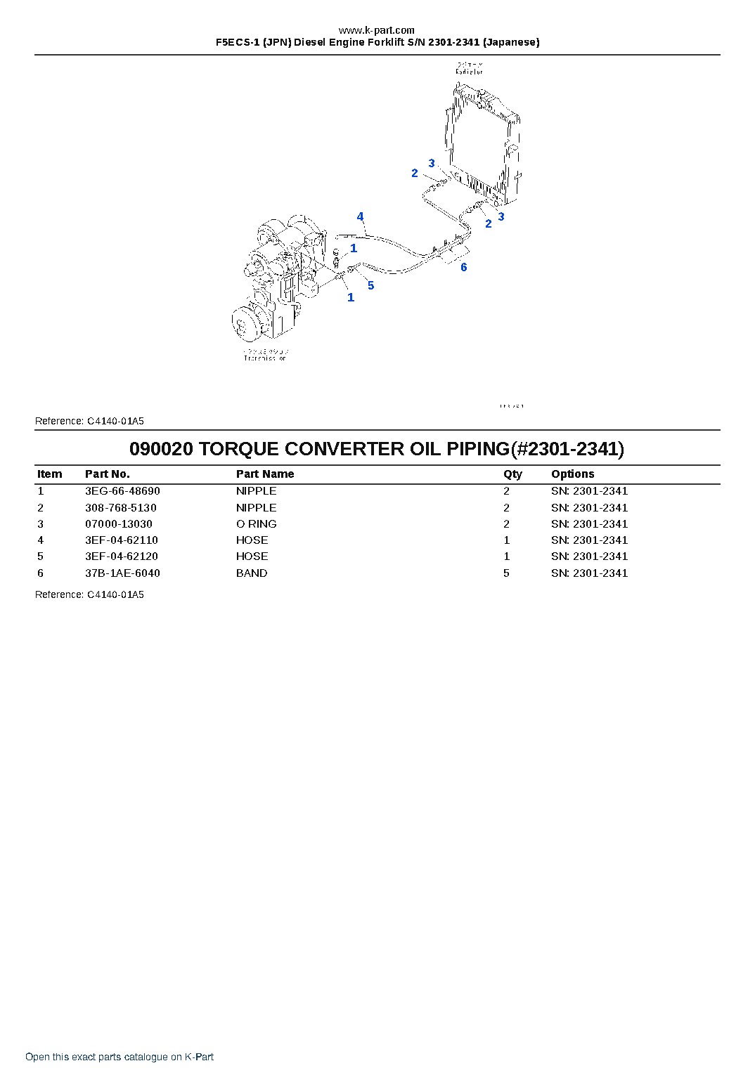 F5ECS-1 (JPN) Diesel Engine Forklift S/N 2301-2341 (Japanese) – sample page 7 F5ECS-1 (JPN) Diesel Engine Forklift S/N 2301-2341 (Japanese) – sample page 7