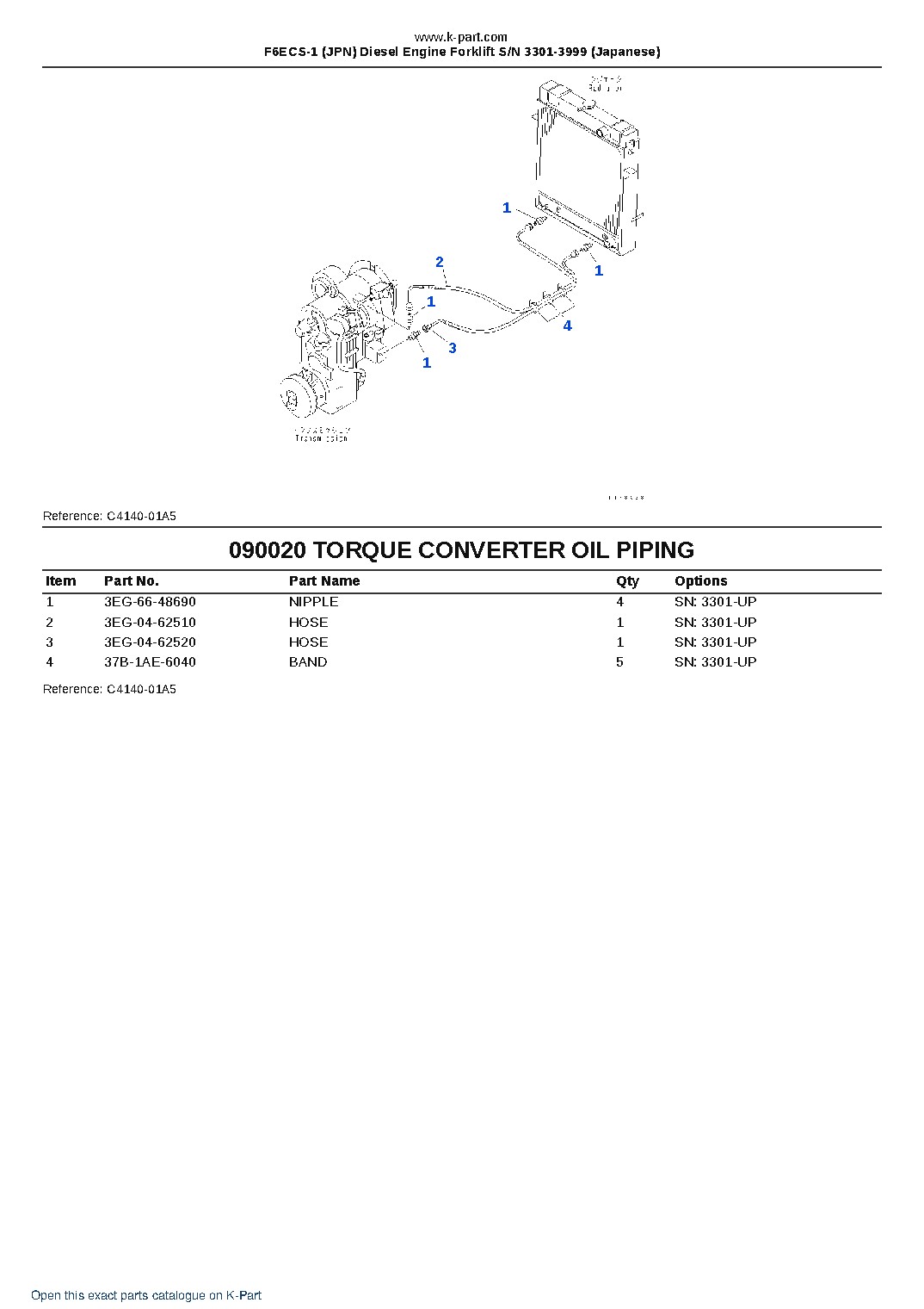 F6ECS-1 (JPN) Diesel Engine Forklift S/N 3301-3999 (Japanese) – sample page 8 F6ECS-1 (JPN) Diesel Engine Forklift S/N 3301-3999 (Japanese) – sample page 8