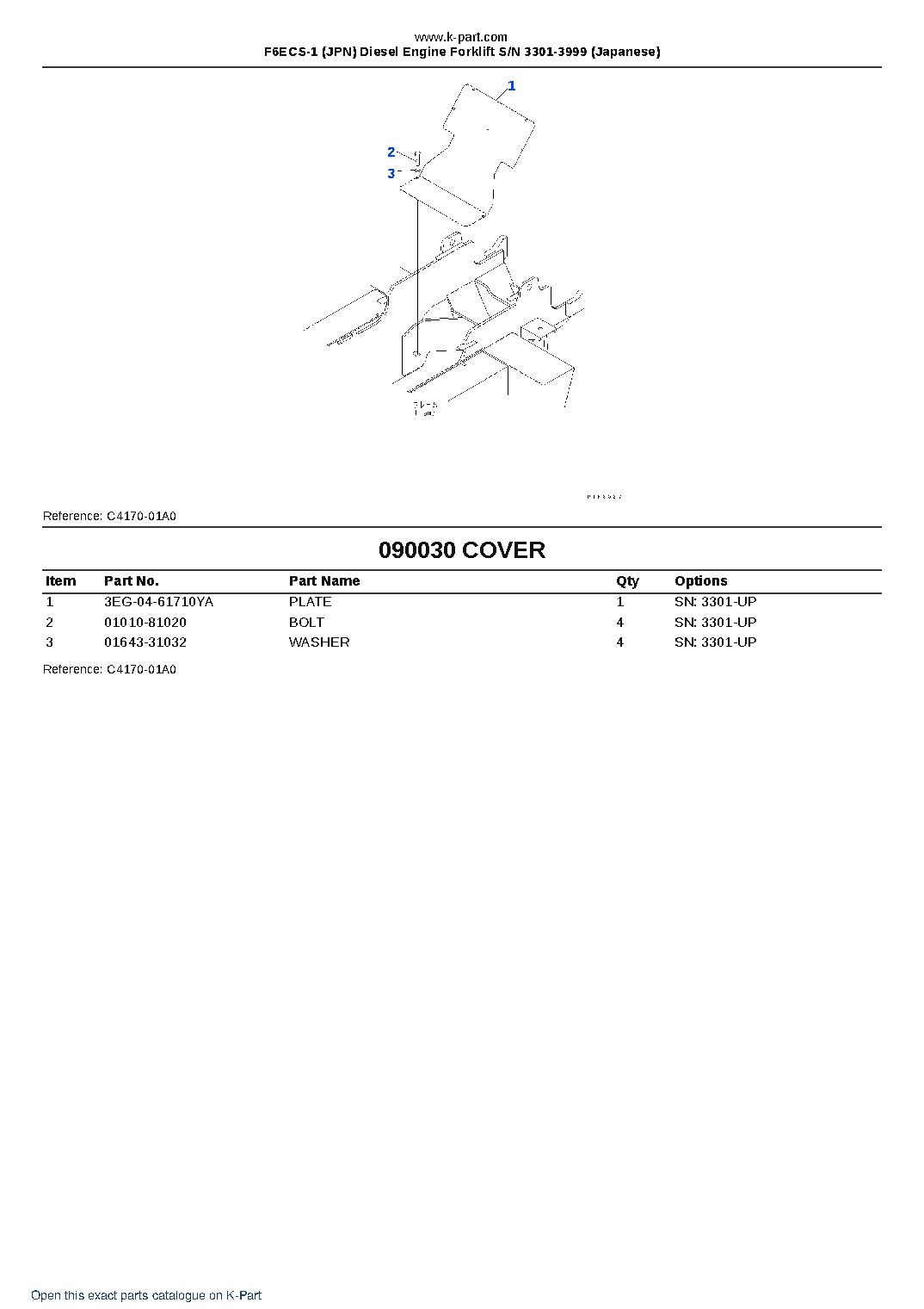 F6ECS-1 (JPN) Diesel Engine Forklift S/N 3301-3999 (Japanese) – sample page 9 F6ECS-1 (JPN) Diesel Engine Forklift S/N 3301-3999 (Japanese) – sample page 9