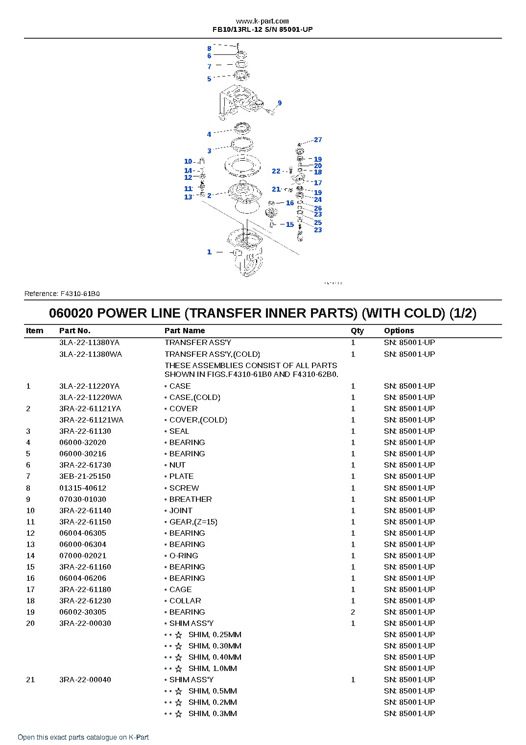 FB10/13RL-12 S/N 85001-UP – sample page 9
