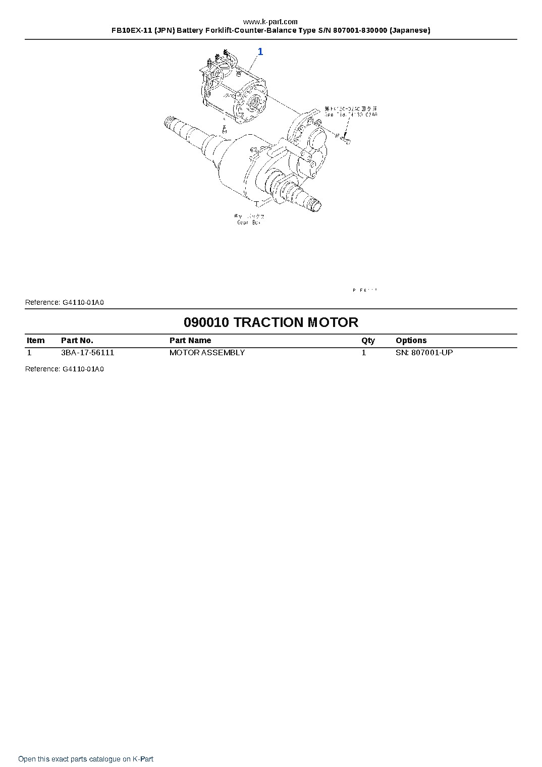 FB10EX-11 (JPN) Battery Forklift-Counter-Balance Type S/N 807001-830000 (Japanese) – sample page 9