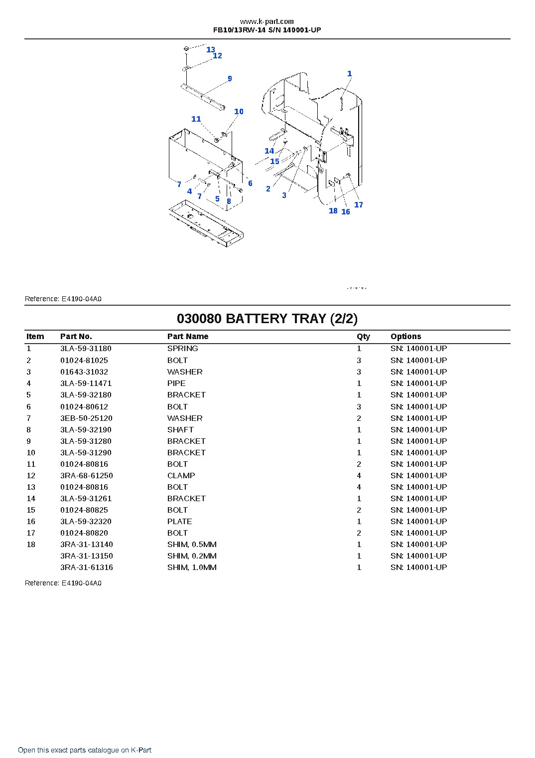 FB10/13RW-14 S/N 140001-UP – sample page 9 FB10/13RW-14 S/N 140001-UP – sample page 9
