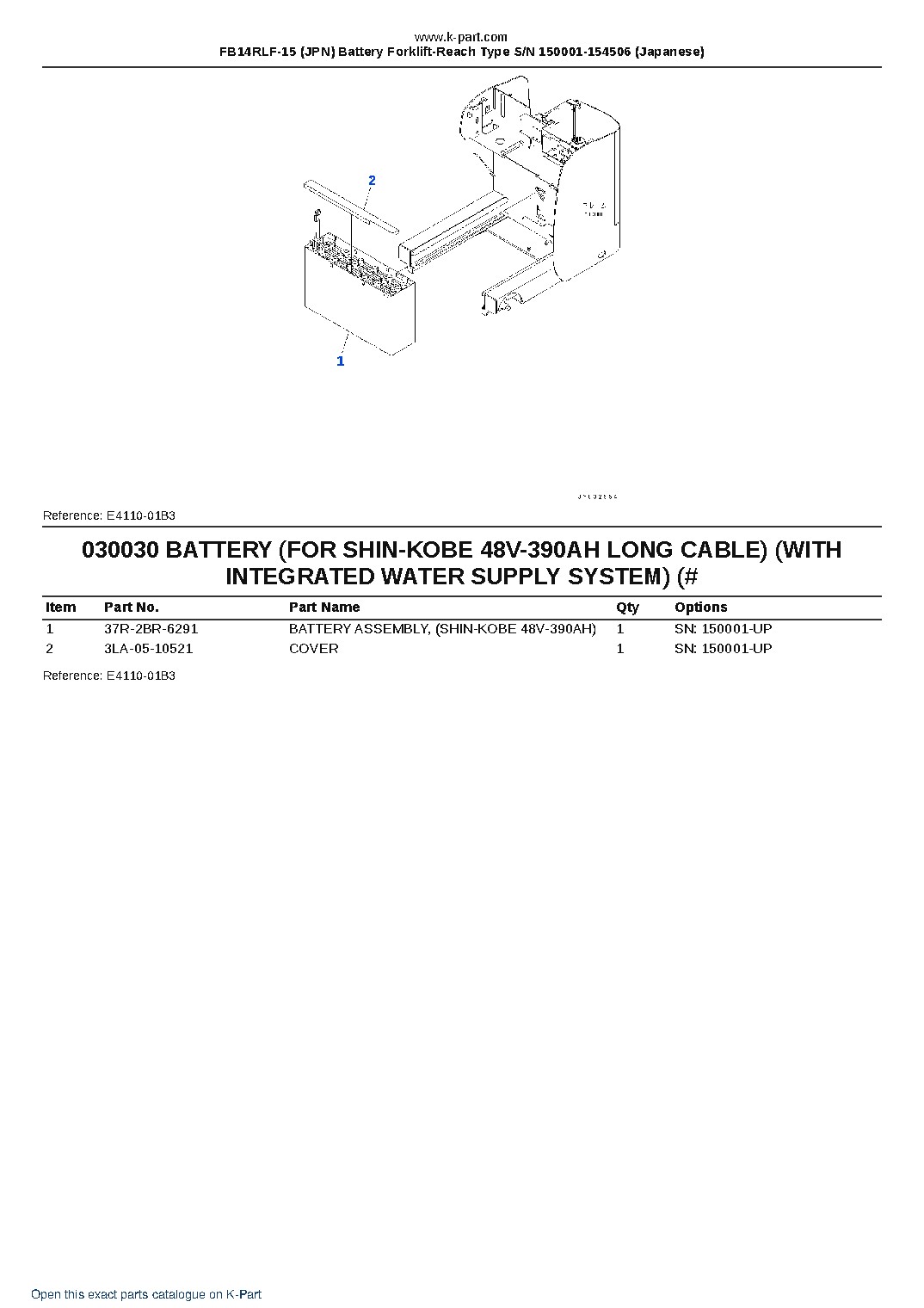 FB14RLF-15 (JPN) Battery Forklift-Reach Type S/N 150001-154506 (Japanese) – sample page 3 FB14RLF-15 (JPN) Battery Forklift-Reach Type S/N 150001-154506 (Japanese) – sample page 3