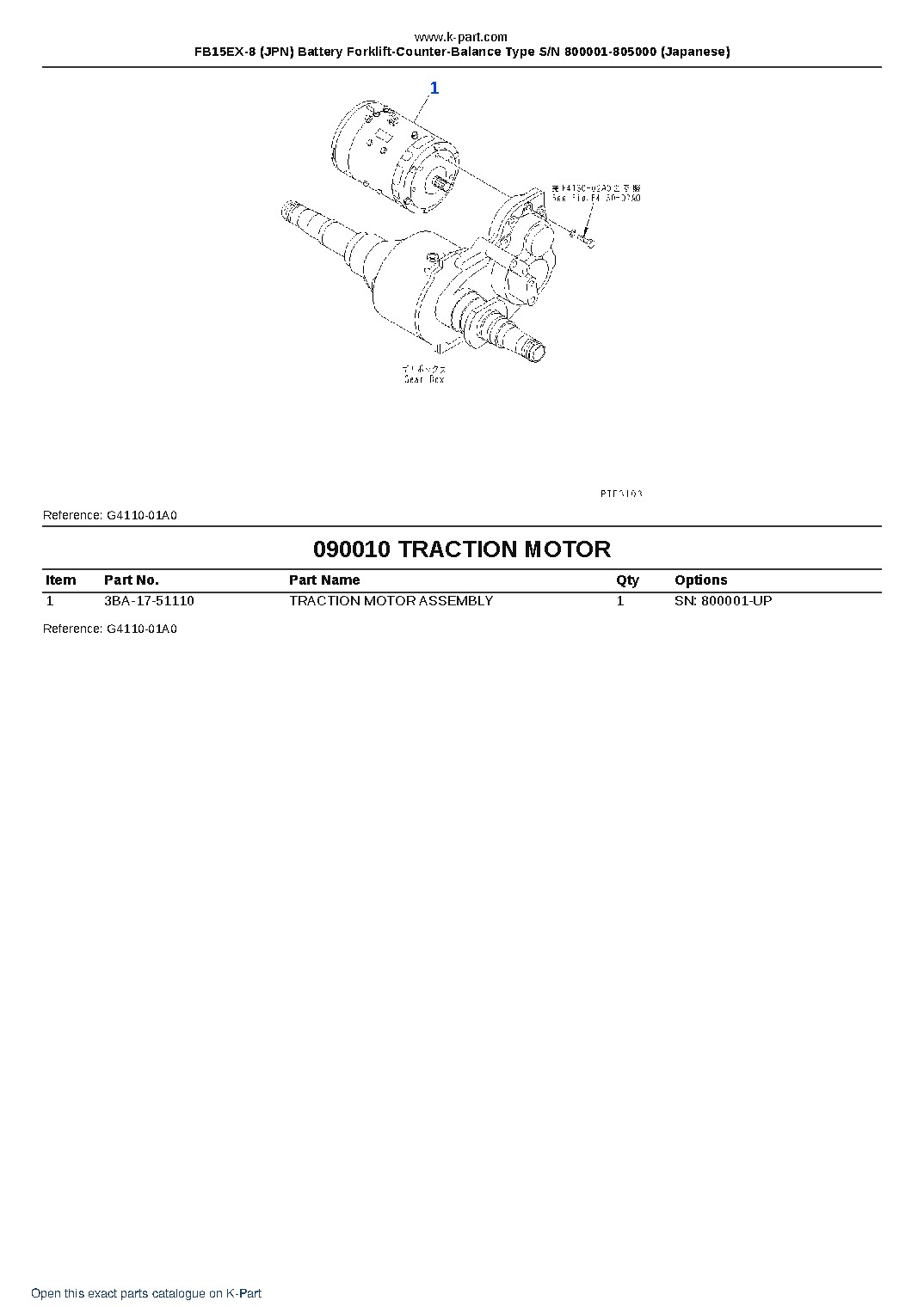 FB15EX-8 (JPN) Battery Forklift-Counter-Balance Type S/N 800001-805000 (Japanese) – sample page 9 FB15EX-8 (JPN) Battery Forklift-Counter-Balance Type S/N 800001-805000 (Japanese) – sample page 9
