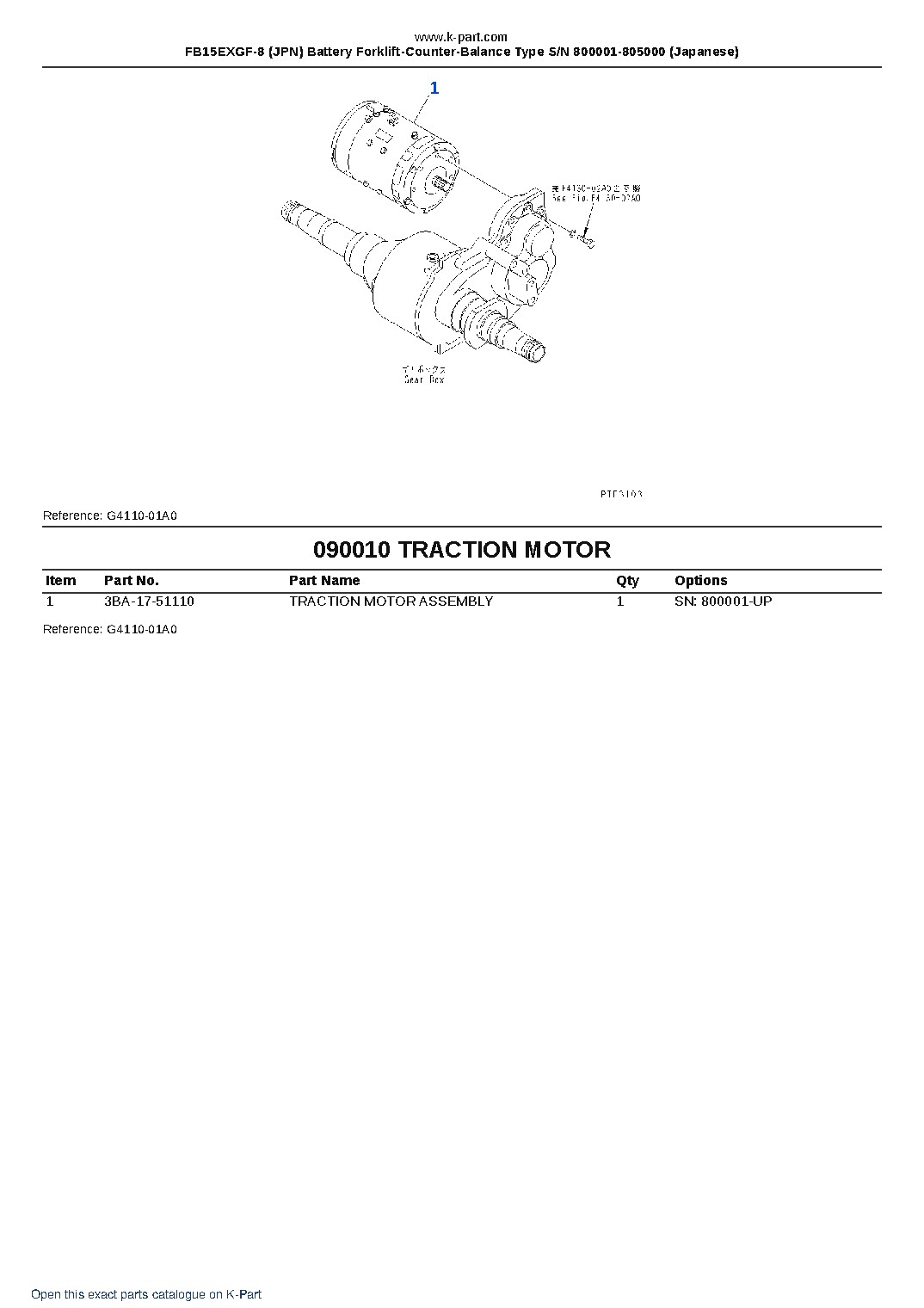 FB15EXGF-8 (JPN) Battery Forklift-Counter-Balance Type S/N 800001-805000 (Japanese) – sample page 6 FB15EXGF-8 (JPN) Battery Forklift-Counter-Balance Type S/N 800001-805000 (Japanese) – sample page 6