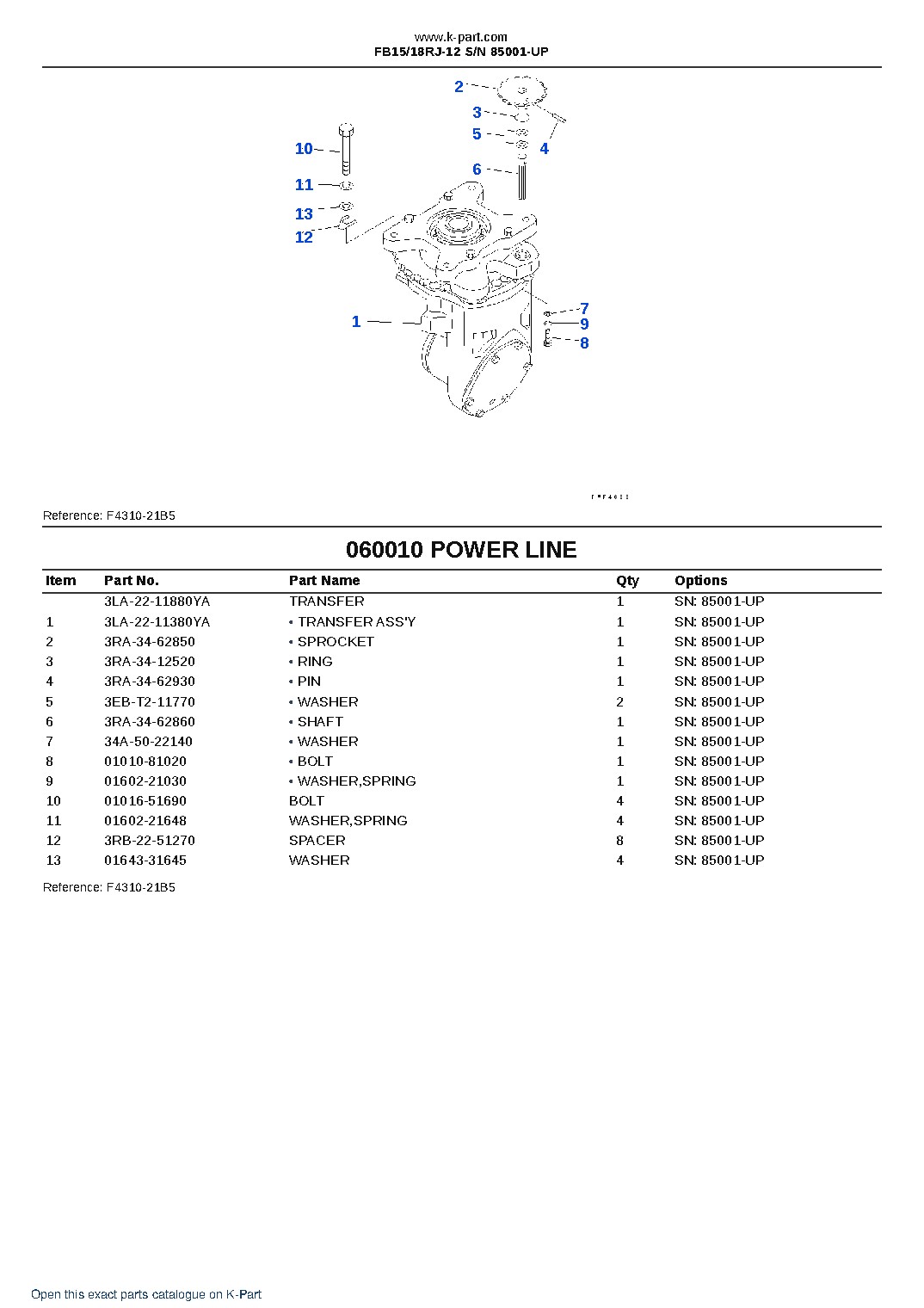 FB15/18RJ-12 S/N 85001-UP – sample page 7 FB15/18RJ-12 S/N 85001-UP – sample page 7