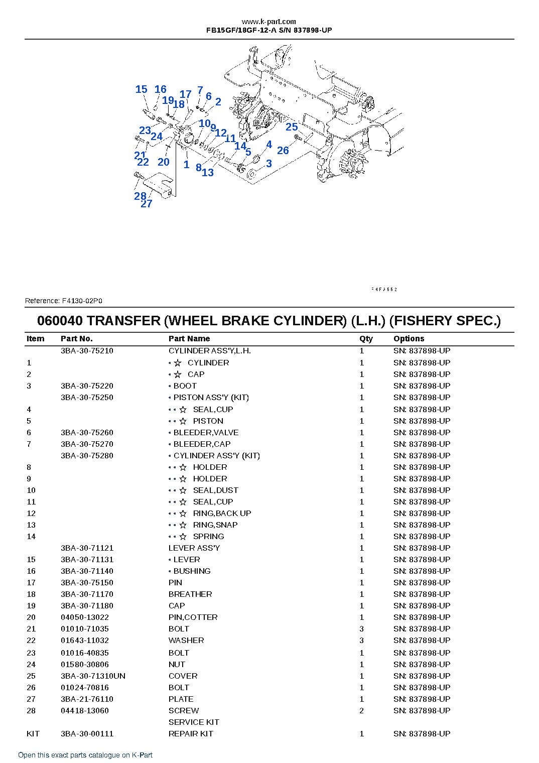 FB15GF/18GF-12-A S/N 837898-UP – sample page 10 FB15GF/18GF-12-A S/N 837898-UP – sample page 10