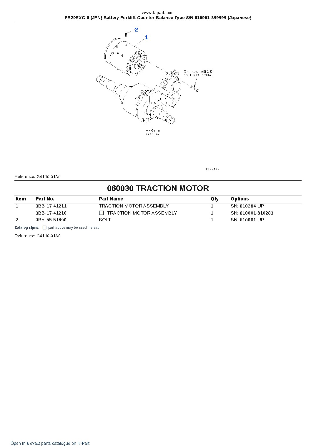 FB20EXG-8 (JPN) Battery Forklift-Counter-Balance Type S/N 810001-899999 (Japanese) – sample page 6
