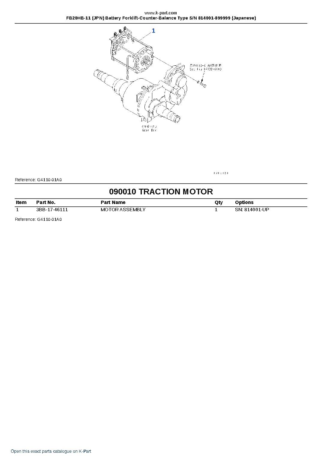 FB20HB-11 (JPN) Battery Forklift-Counter-Balance Type S/N 814001-899999 (Japanese) – sample page 9