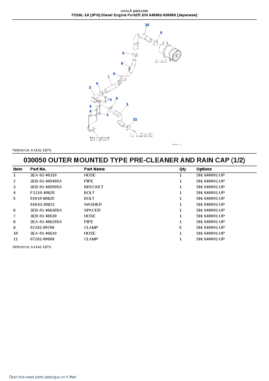 FD10L-18 (JPN) Diesel Engine Forklift S/N 640001-650000 (Japanese) – sample page 5