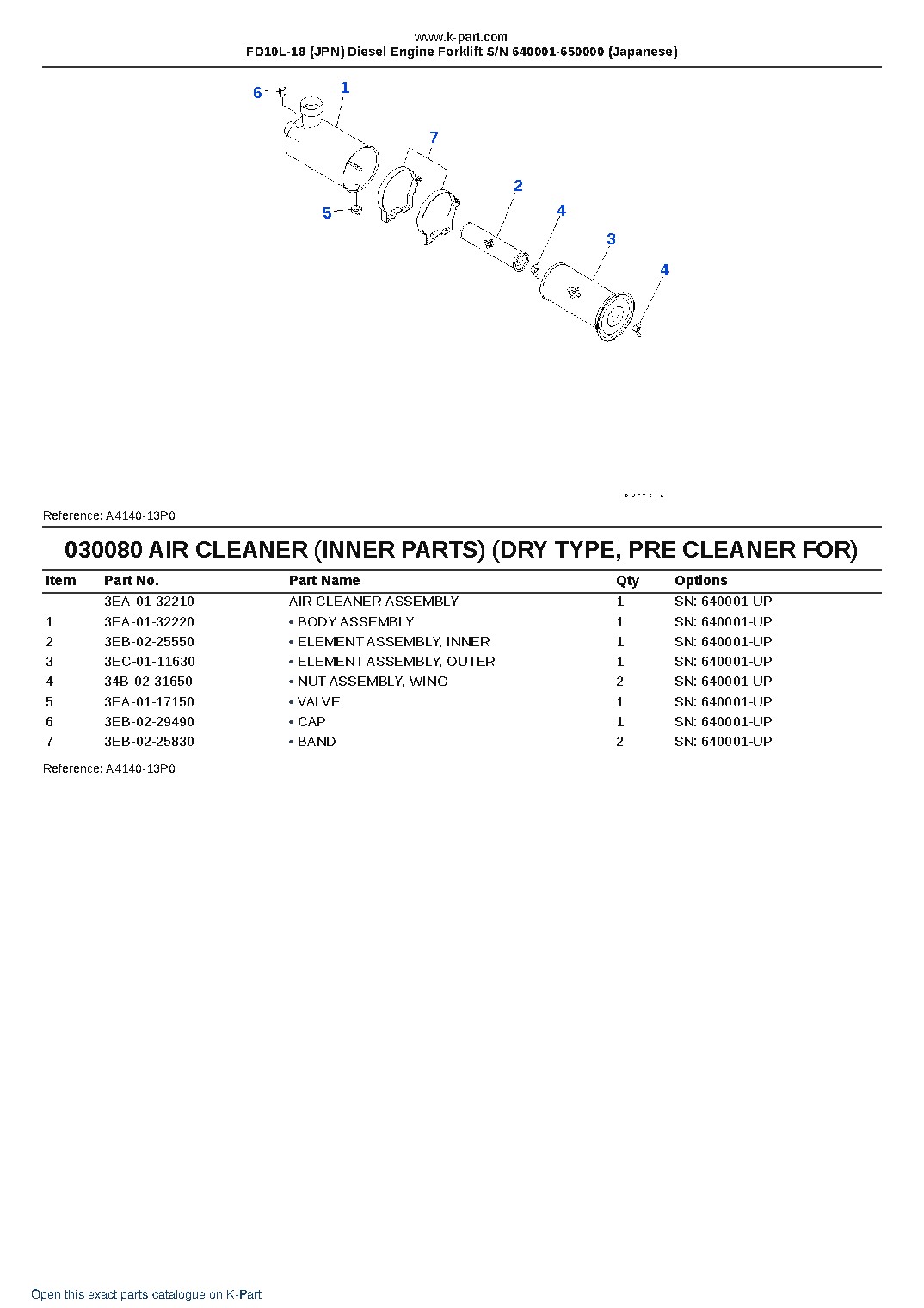 FD10L-18 (JPN) Diesel Engine Forklift S/N 640001-650000 (Japanese) – sample page 8